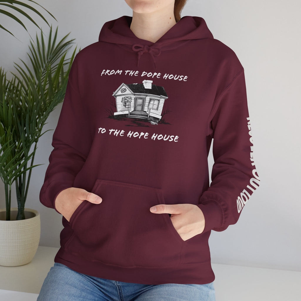 From the Dope House to the Hope House Hoodie from Recovery Cartel