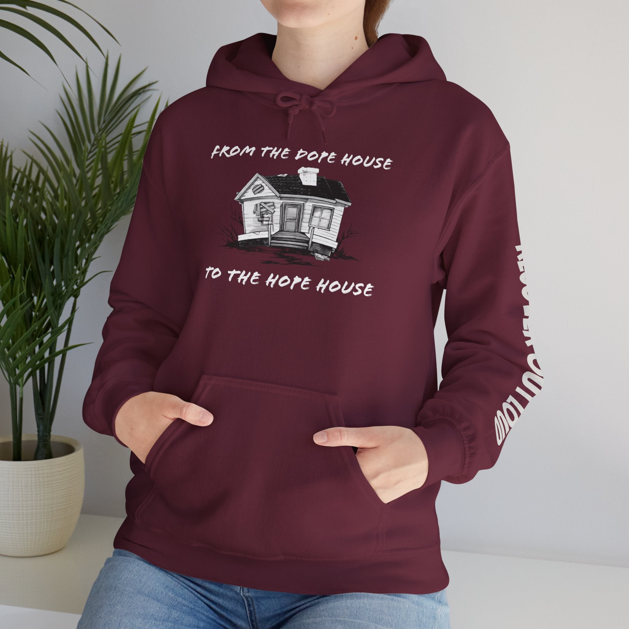 From the Dope House to the Hope House Hoodie from Recovery Cartel