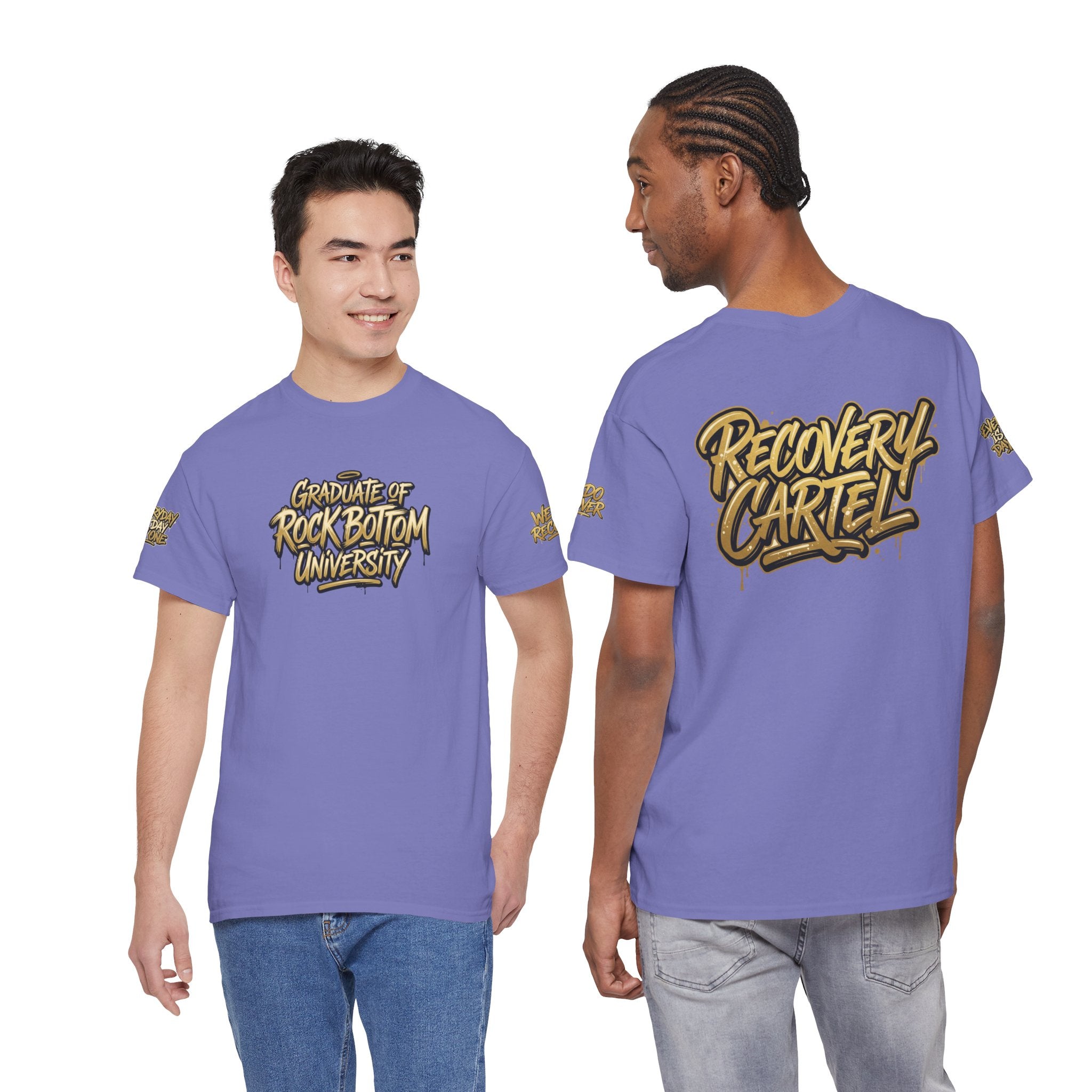 Recovery Cartel  "Graduate of Rock Bottom University" TEE