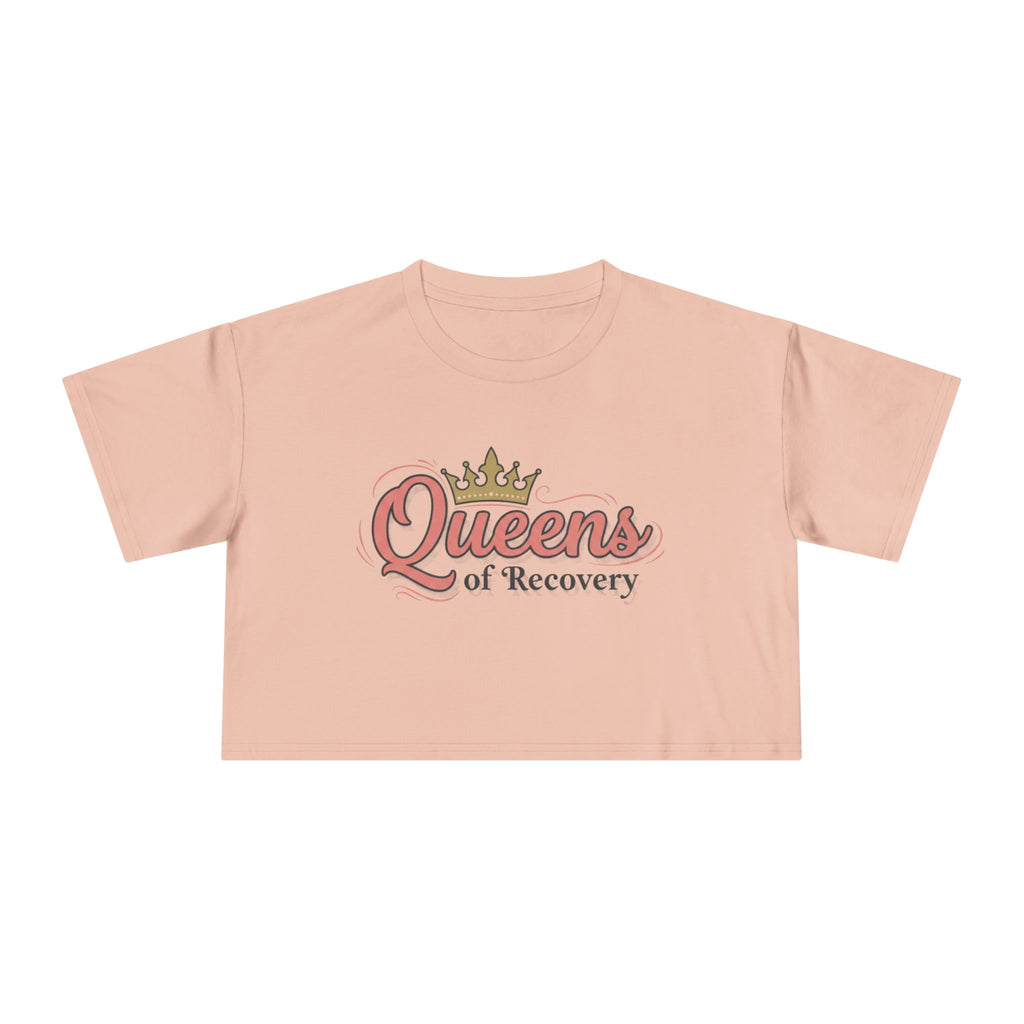 Queens of recovery crop tee by Recovery Cartel