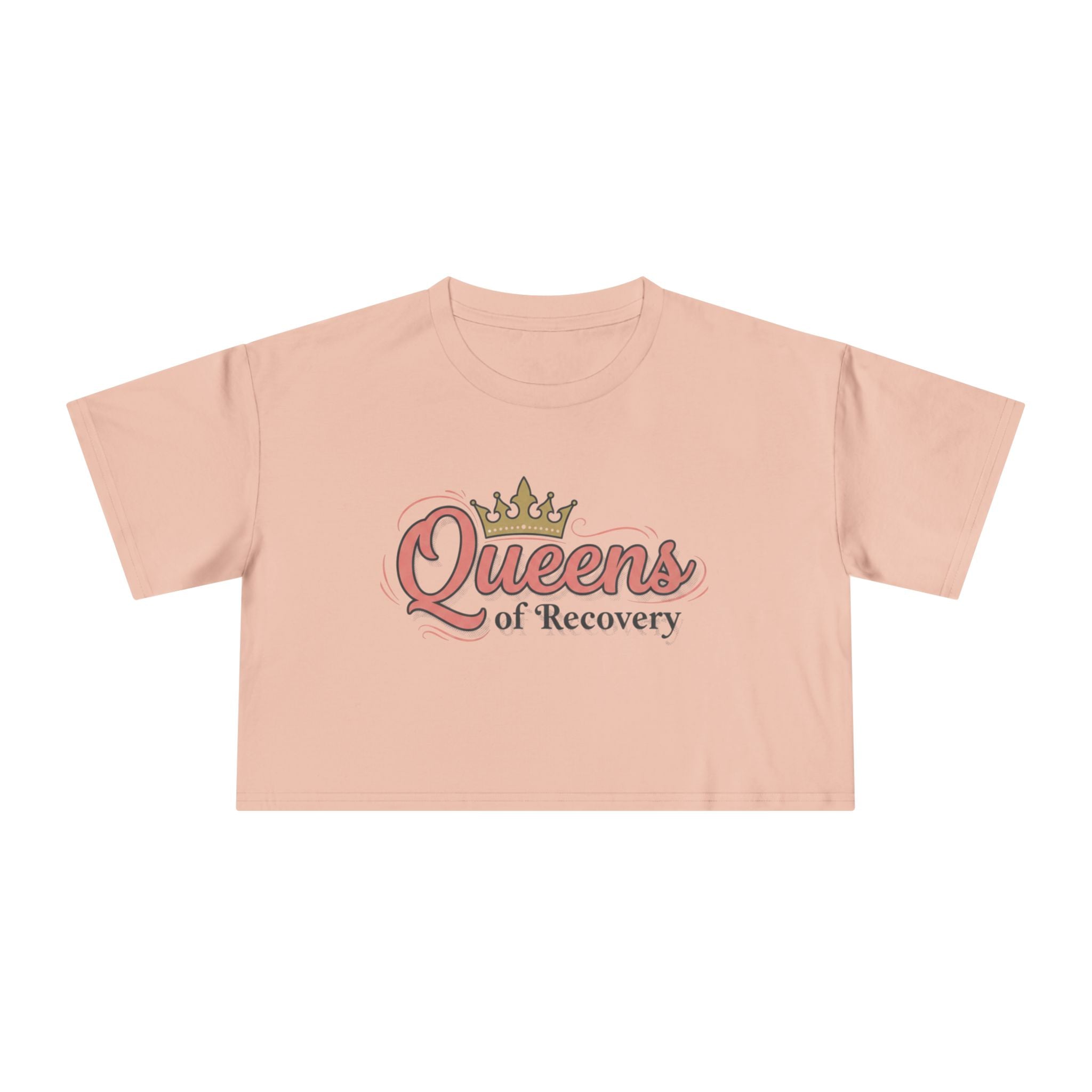 Queens of recovery crop tee by Recovery Cartel