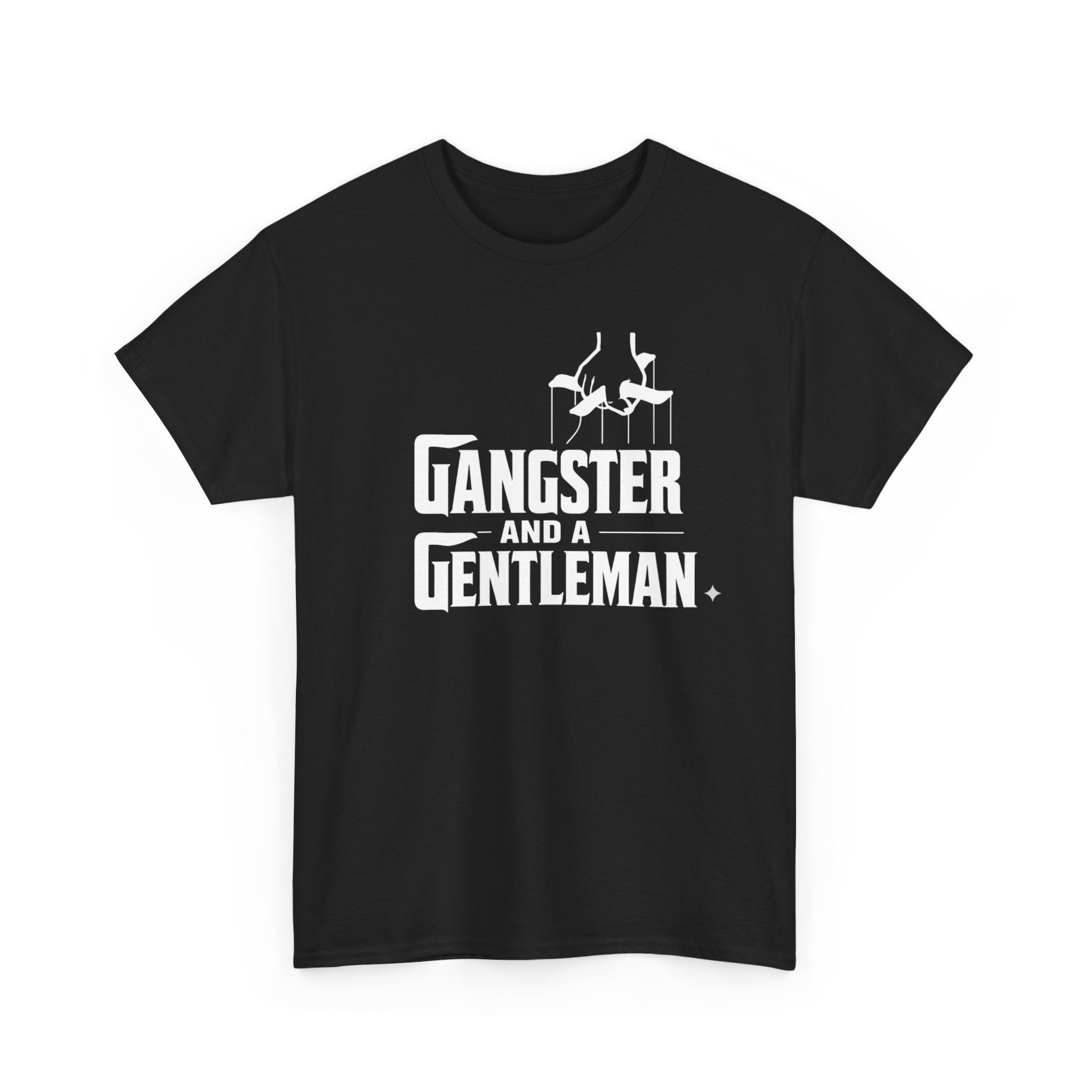 Gangster and a Gentleman Graphic Tee — Retro Mobster Style T‑Shirt