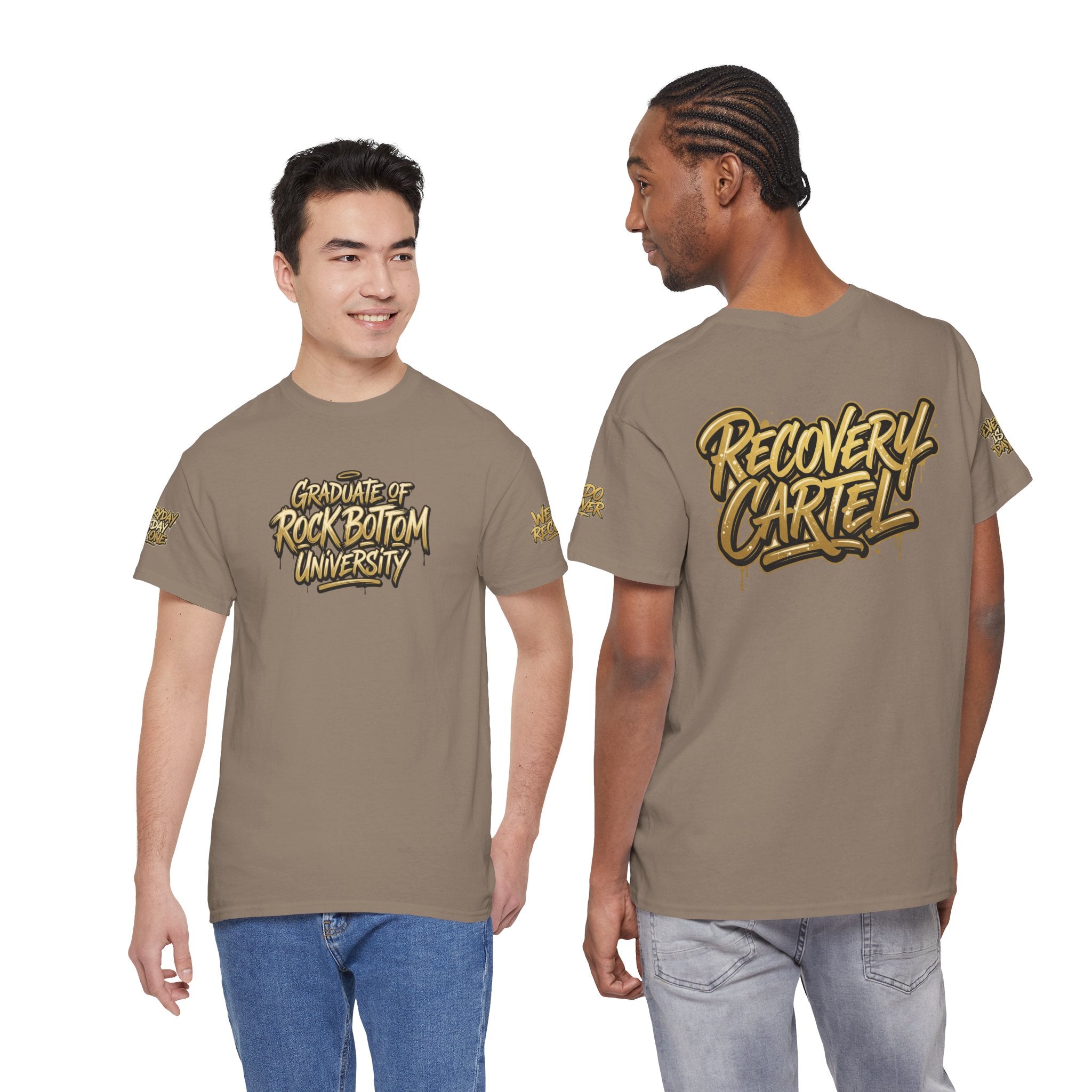 Recovery Cartel  "Graduate of Rock Bottom University" TEE