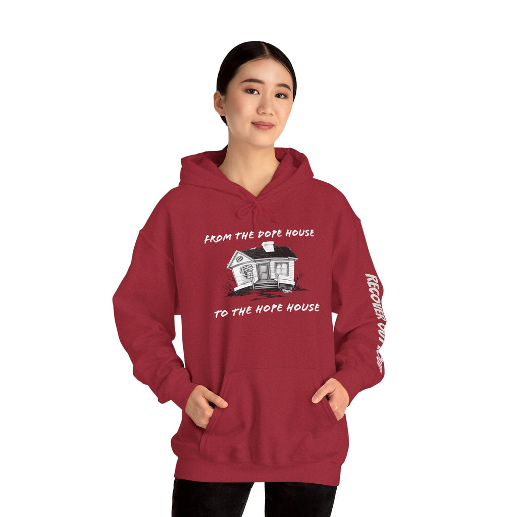 From the Dope House to the Hope House Hoodie from Recovery Cartel