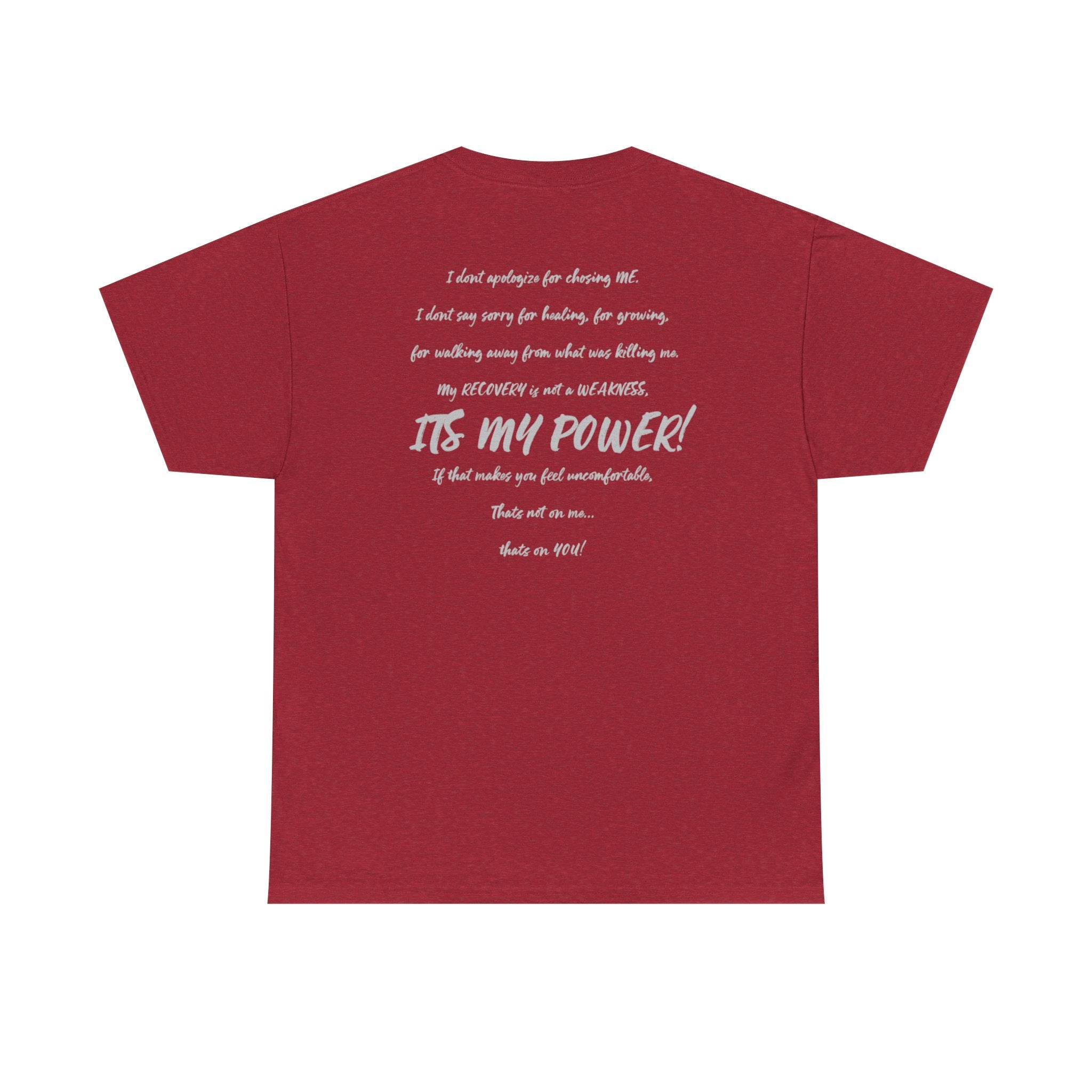 I Don’t Apologize Tee by Recovery Cartel