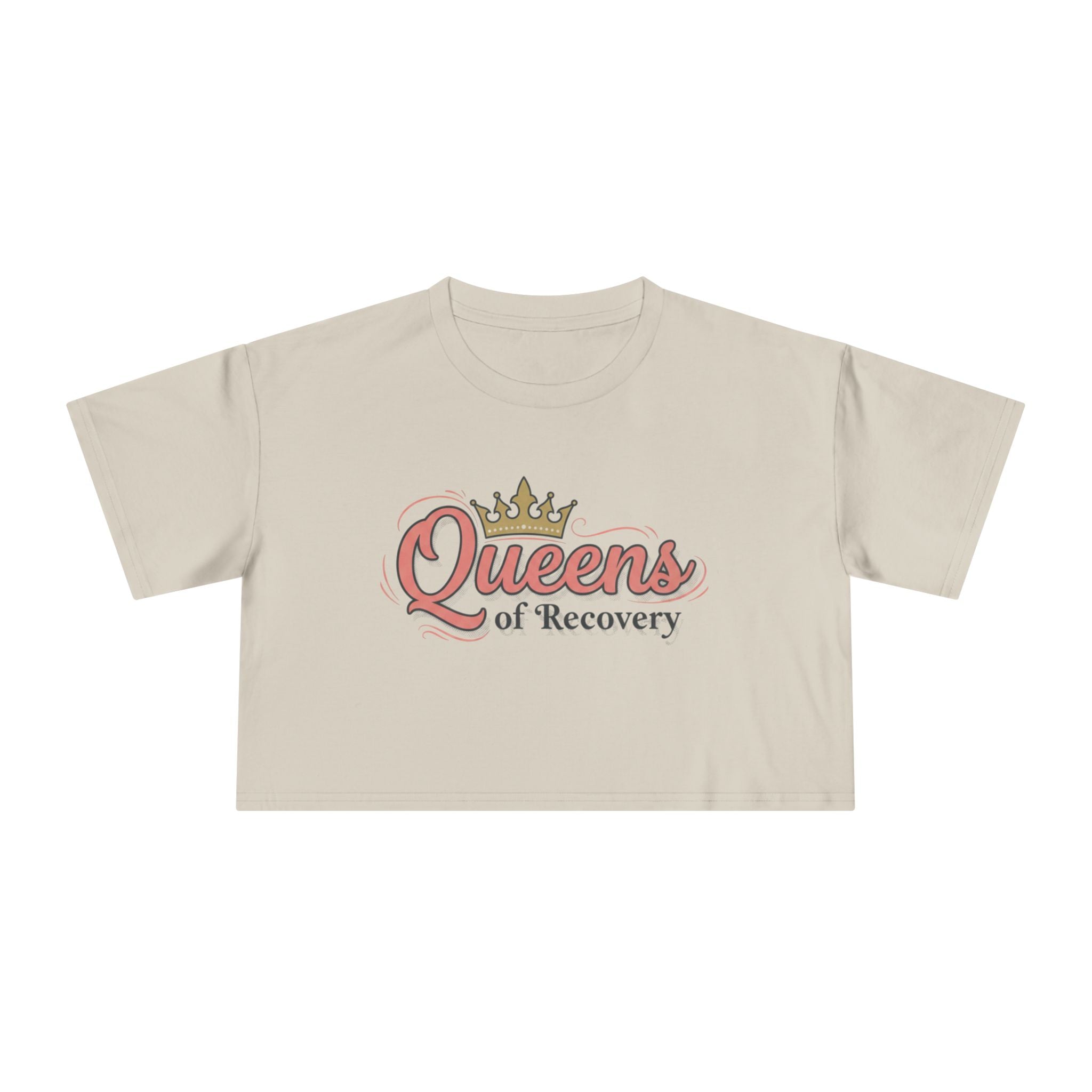 Queens of recovery crop tee by Recovery Cartel