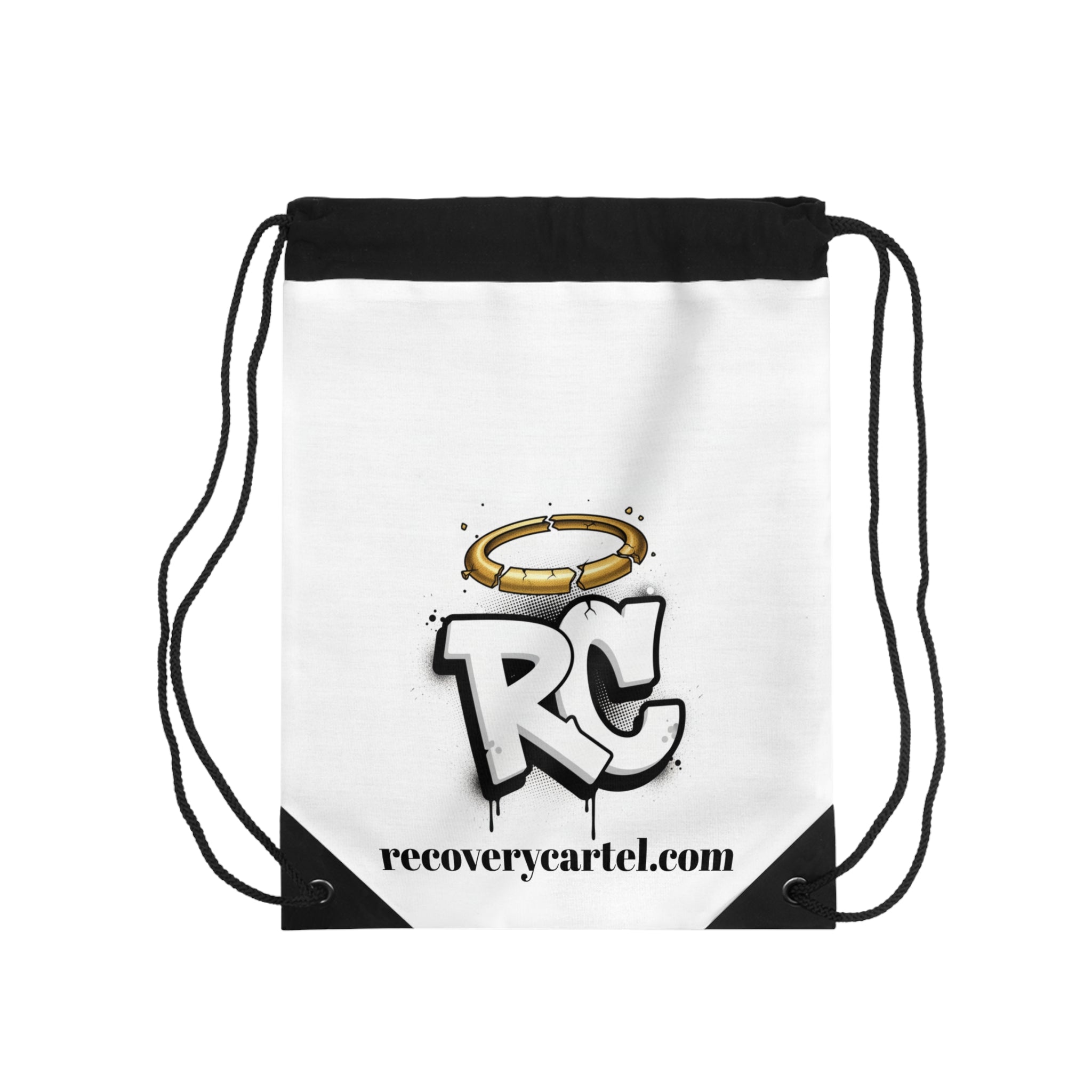 Recovery Cartel Drawstring Bag – "From the Dope House to the Hope House" Inspirational Gym Sack