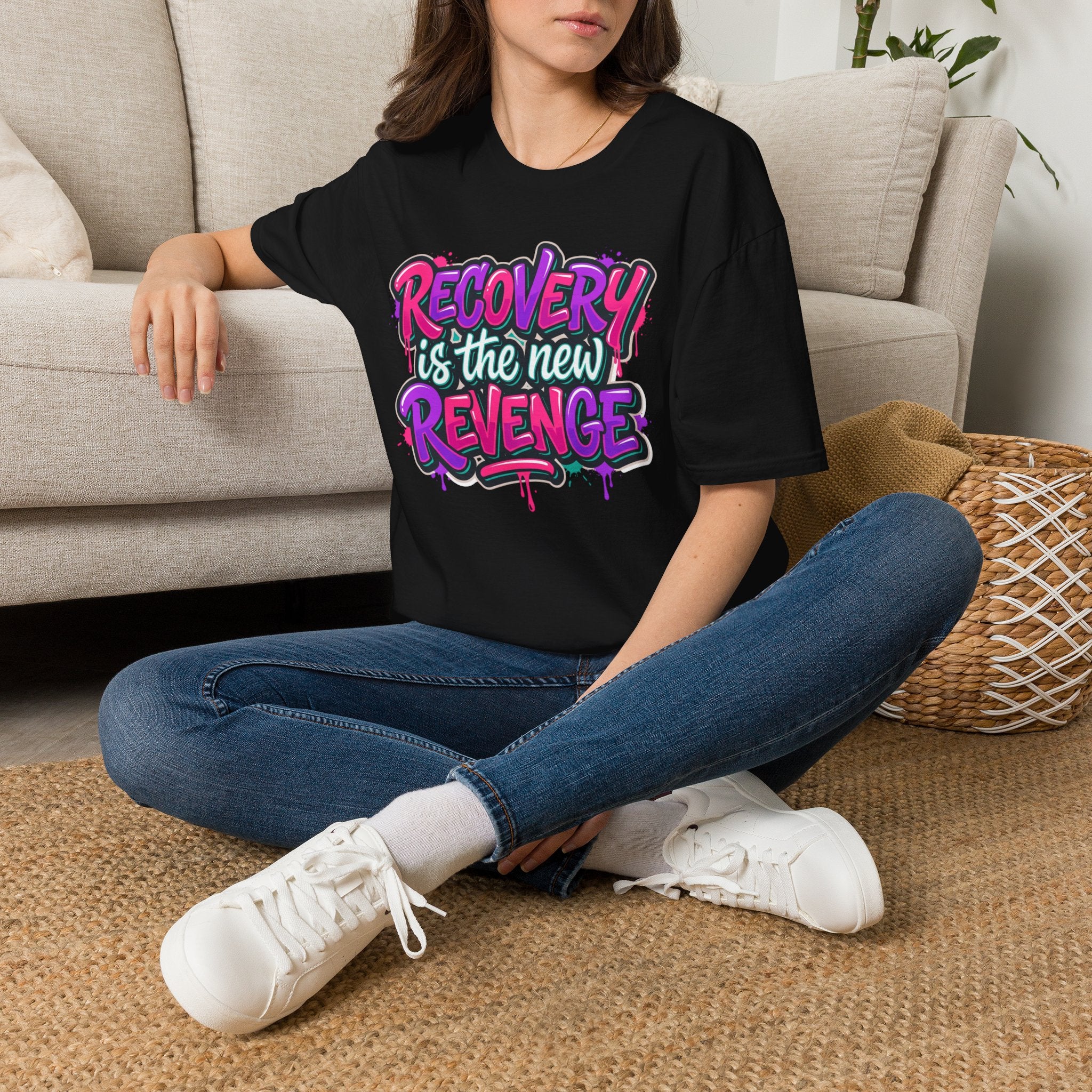 Recovery Is the New Revenge Tee by Recovery Cartel