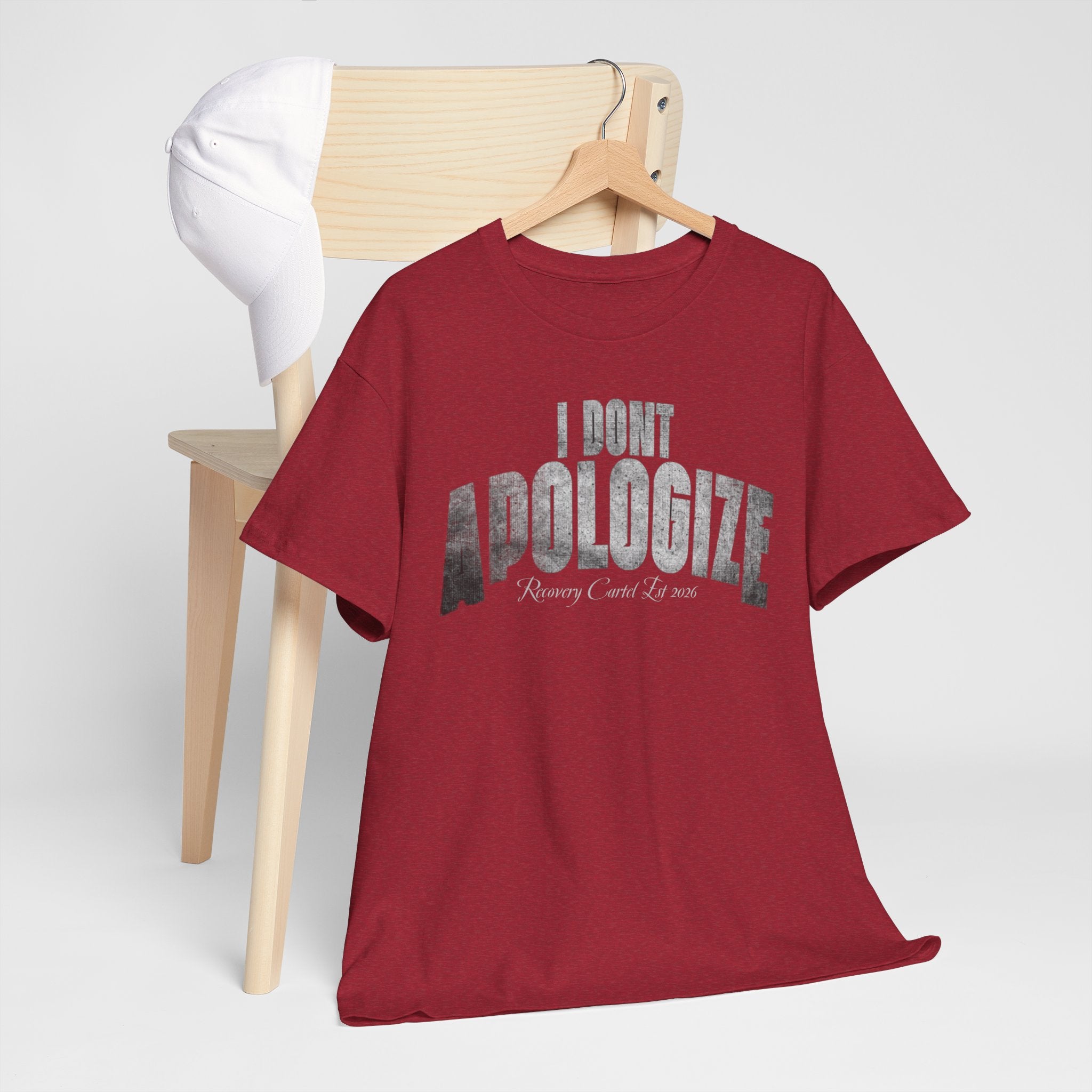 I Don’t Apologize Tee by Recovery Cartel
