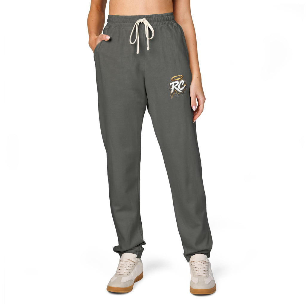 RC Crest Joggers — Garment-Dyed Fleece Sweatpants with RC Logo