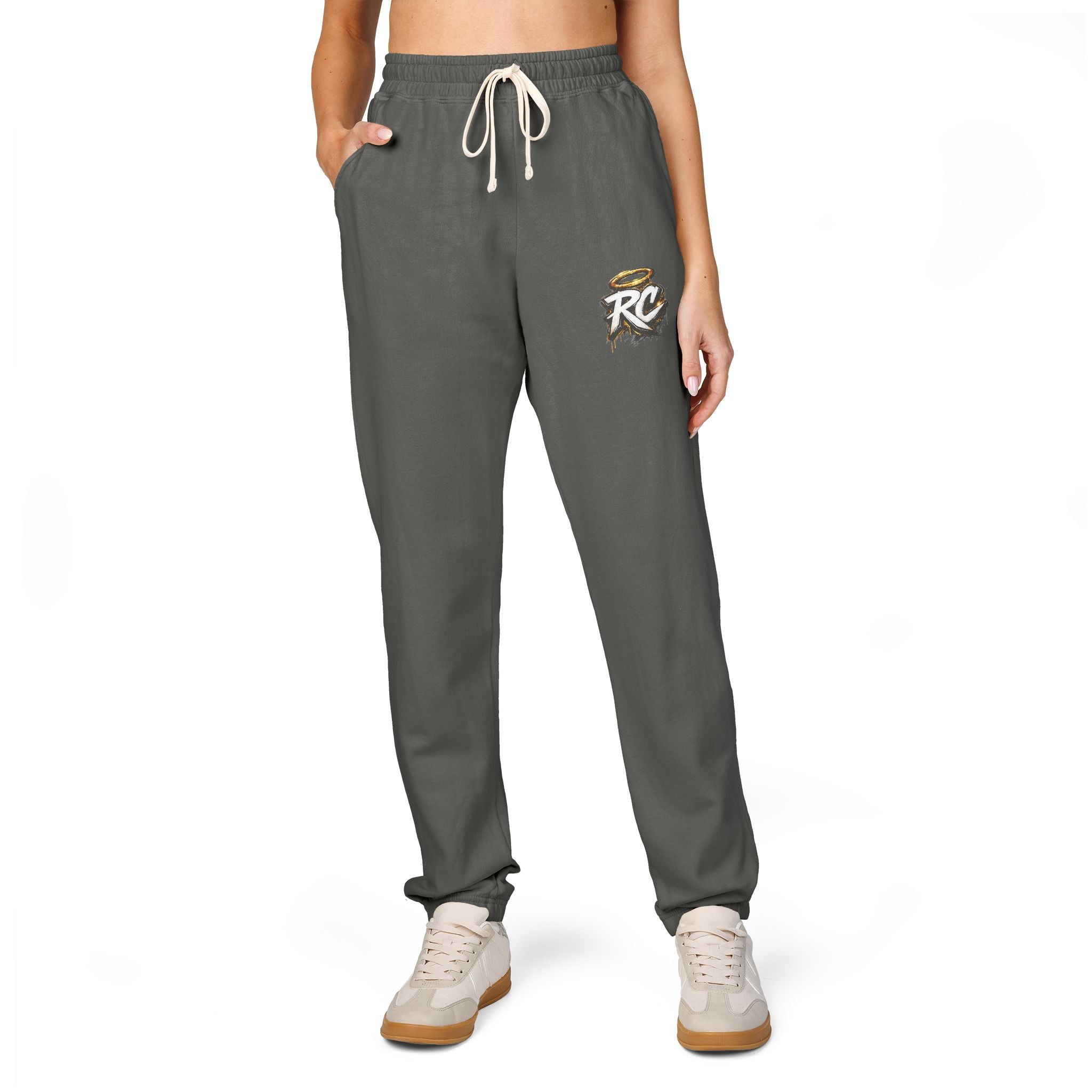 RC Crest Joggers — Garment-Dyed Fleece Sweatpants with RC Logo