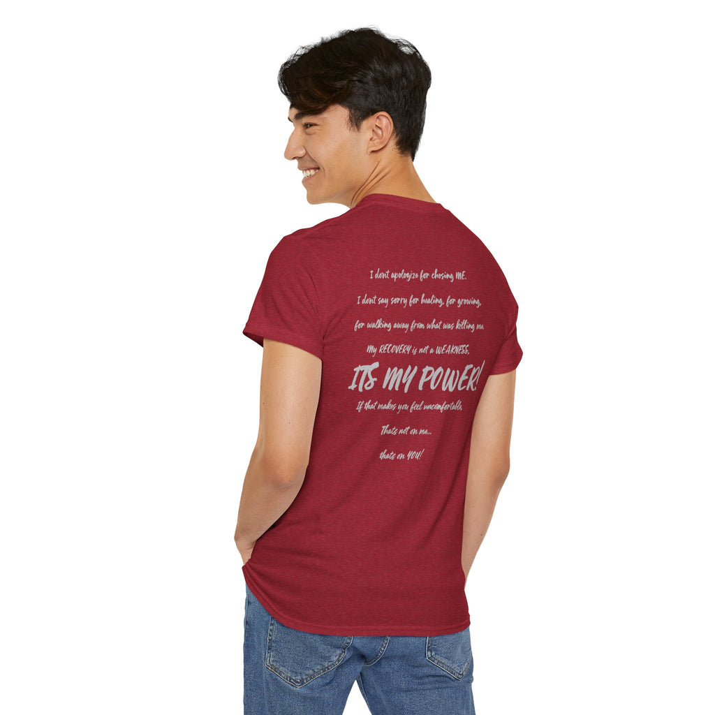 I Don’t Apologize Tee by Recovery Cartel