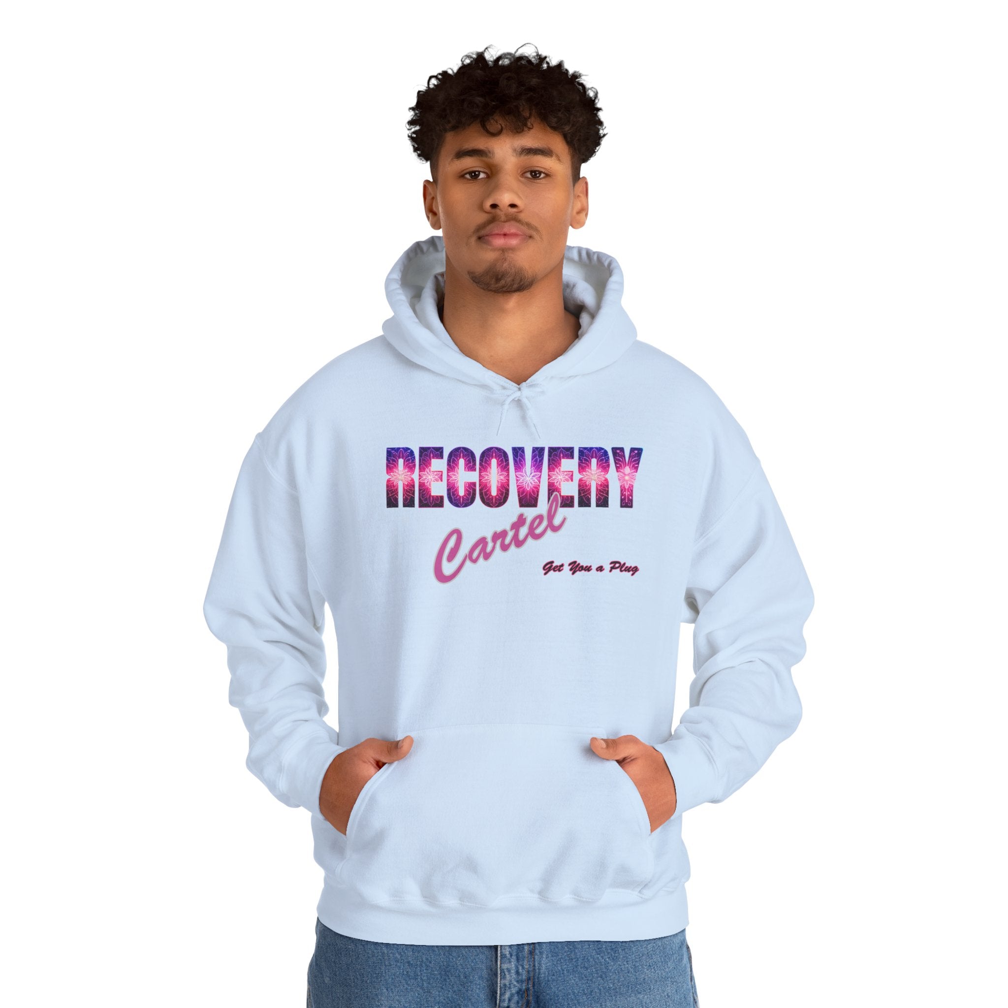 Recovery Cartel Hoodie — Retro Neon print
