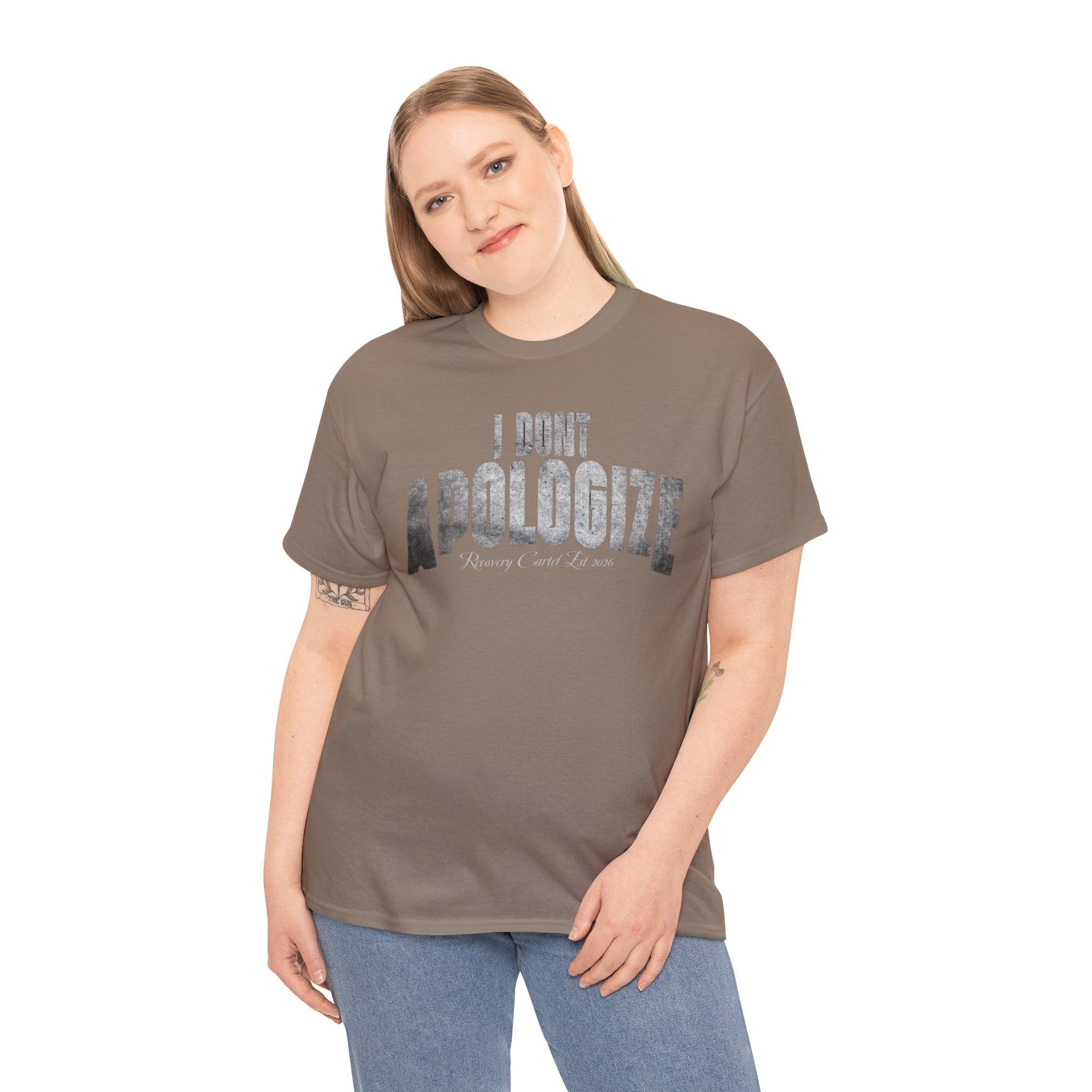 I Don’t Apologize Tee by Recovery Cartel