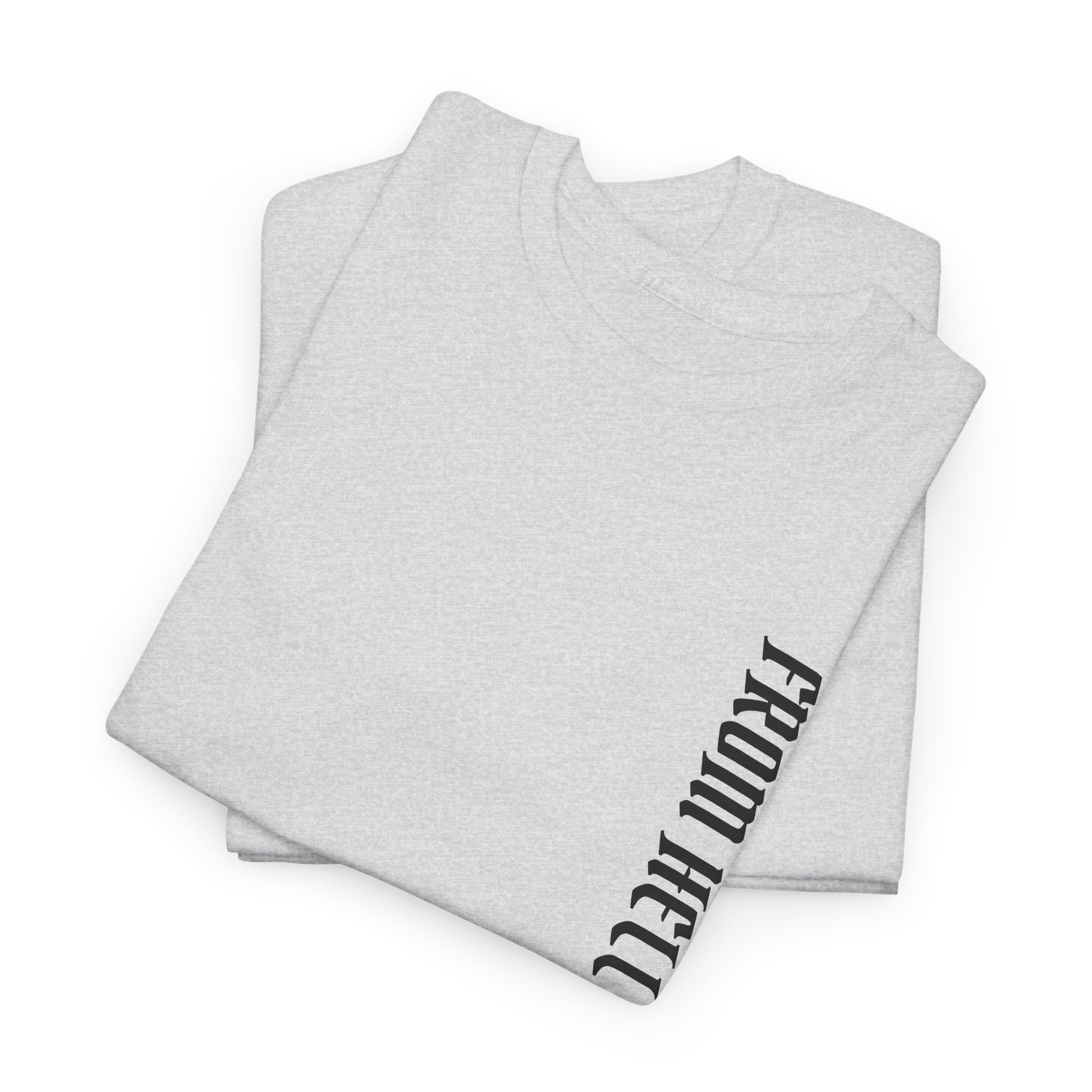 Recovery Cartel Signature Tee with "From Hell to Healing" on the front