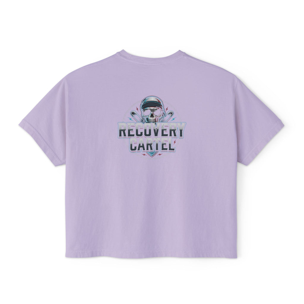 Pretty Lil Comeback Boxy Tee — Recovery Cartel Graphic Women’s Crop Shirt