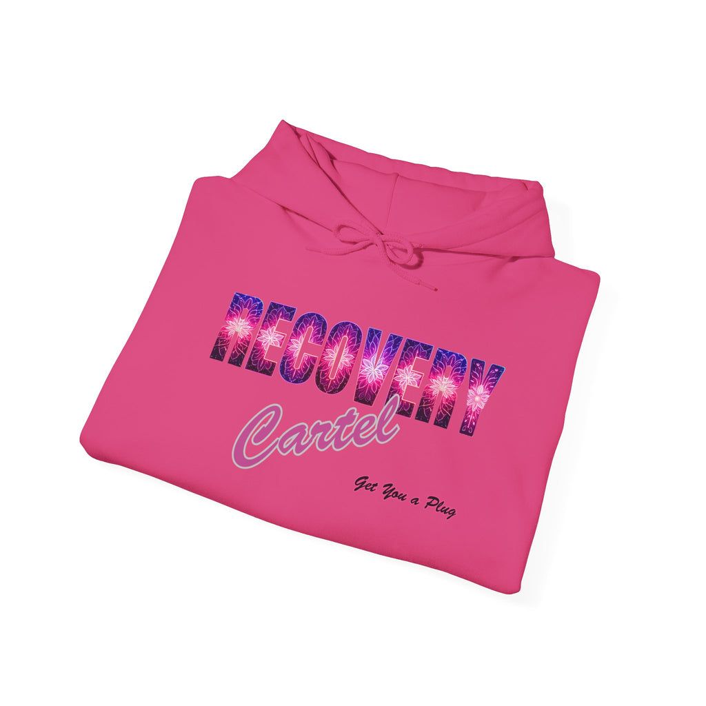 Recovery Cartel Hoodie — Retro Neon print
