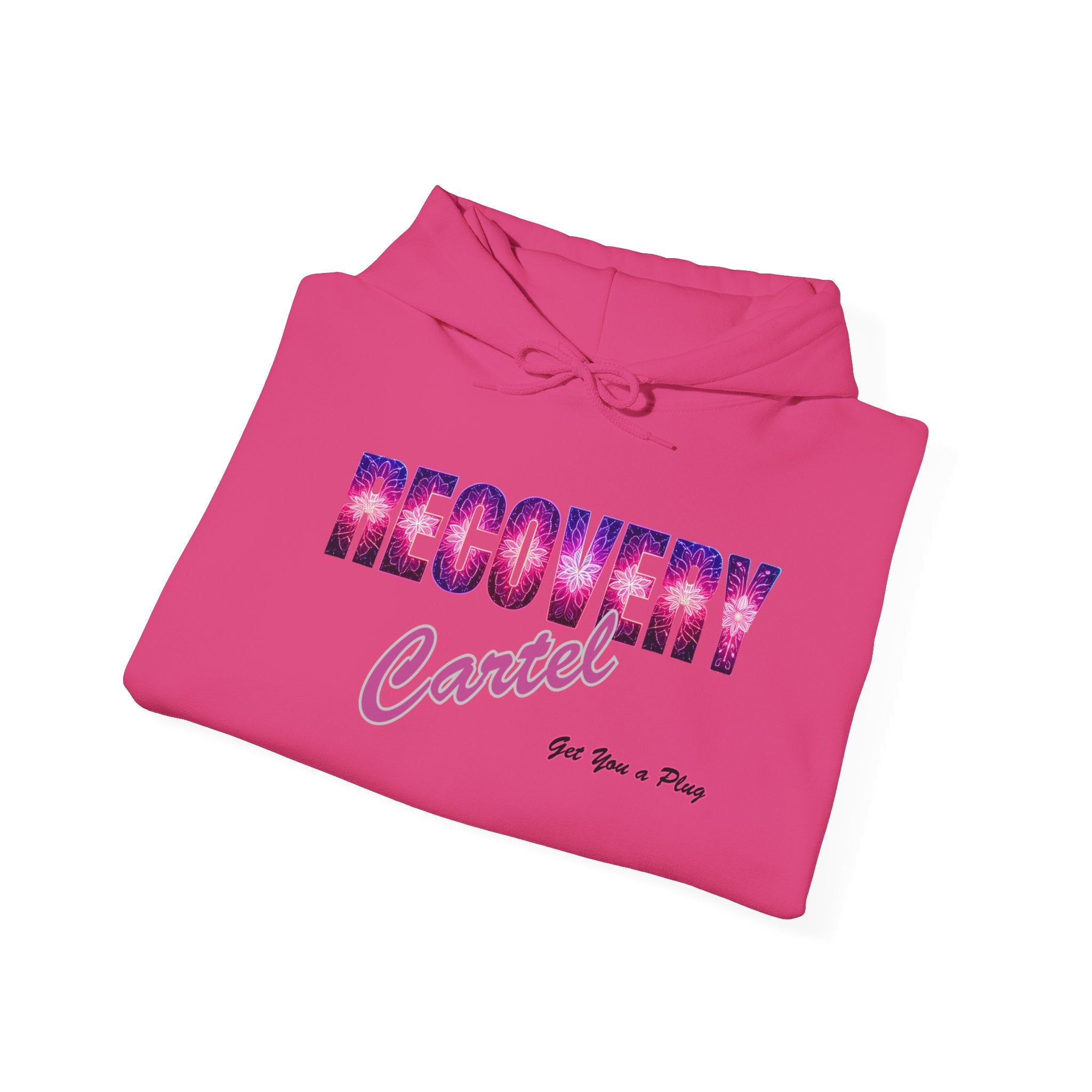 Recovery Cartel Hoodie — Retro Neon print