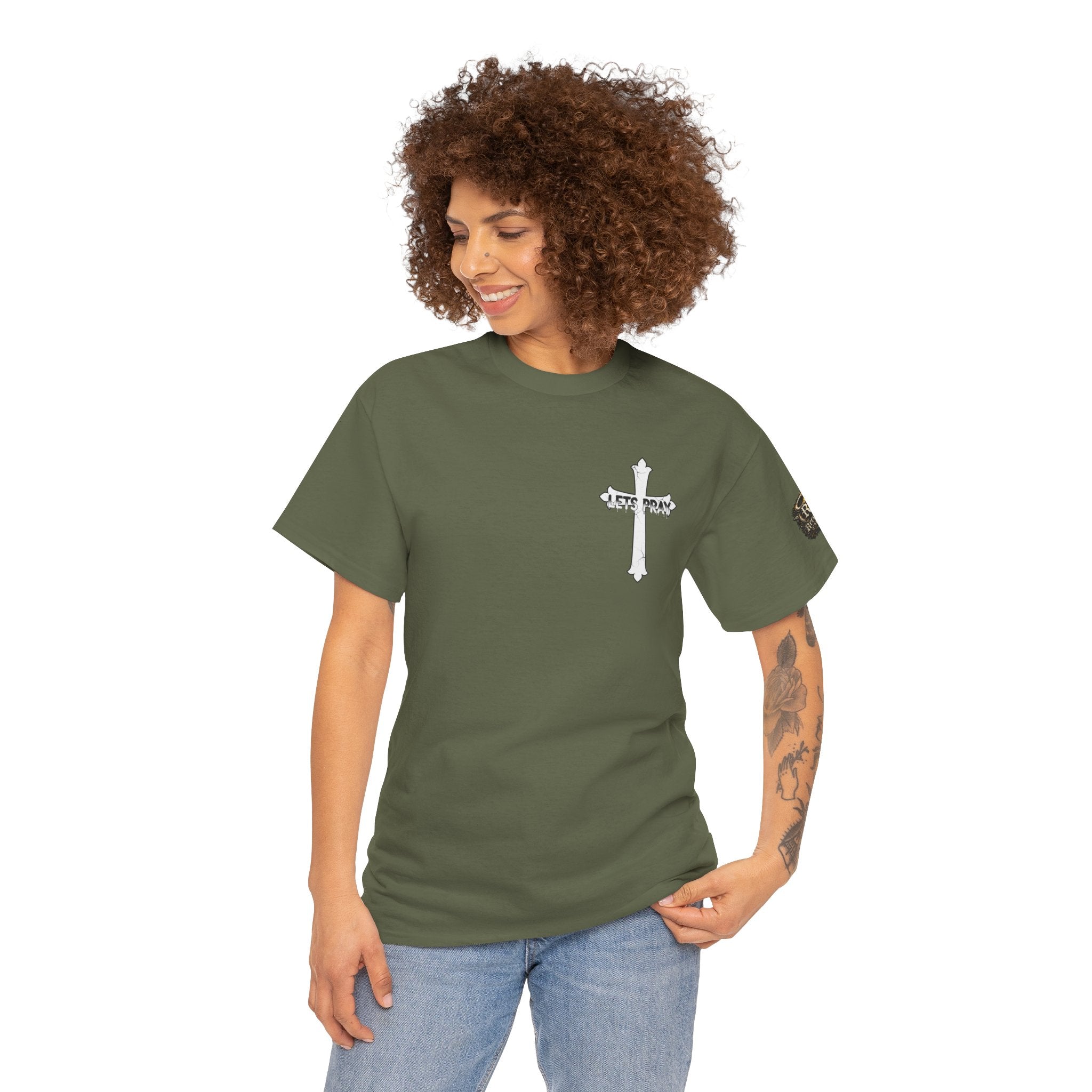 T-Shirt - Prayer Ministry  Need Prayer? Tap My Shoulder by Recovery Cartel