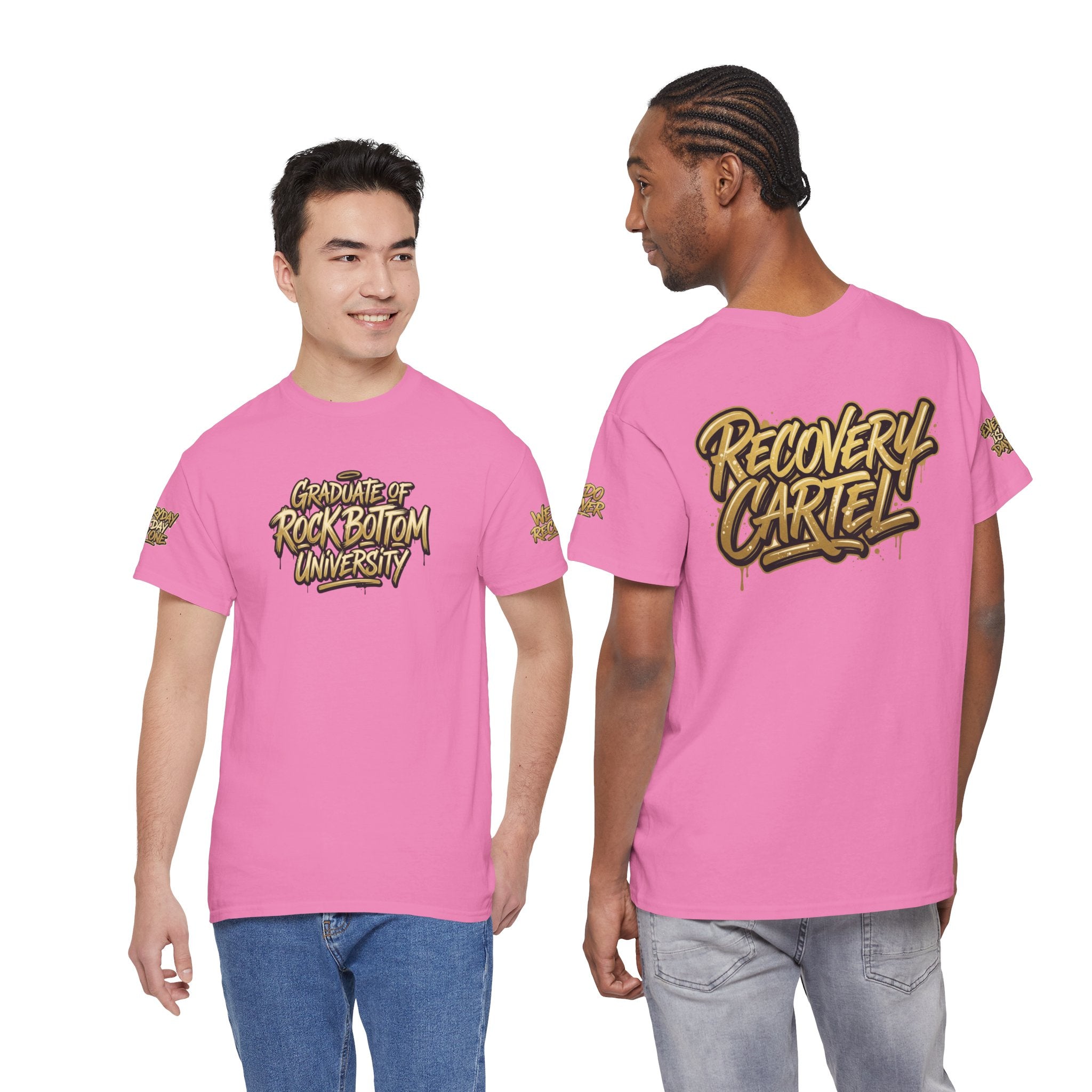 Recovery Cartel  "Graduate of Rock Bottom University" TEE
