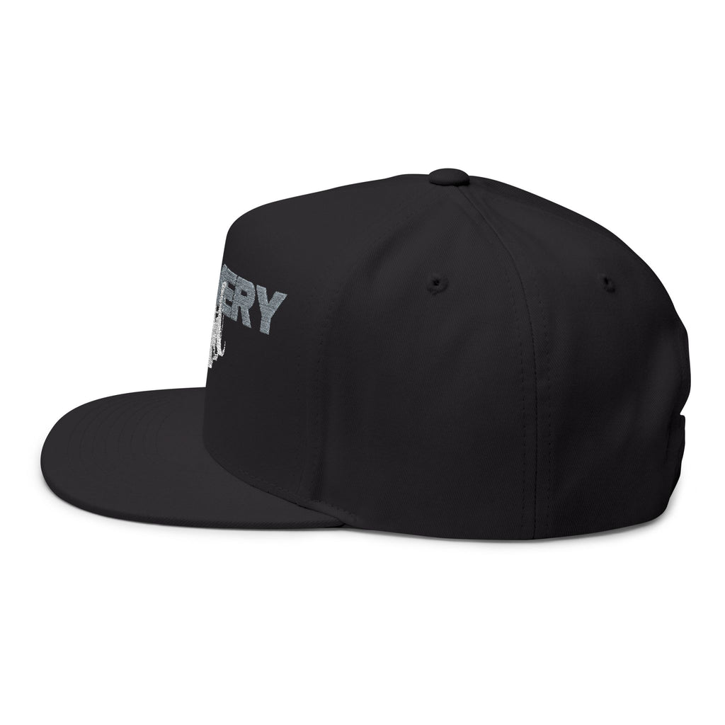 Recovery Cartel Embroidered Flat Bill Cap — Bold Sobriety Snapback for Recovery Support