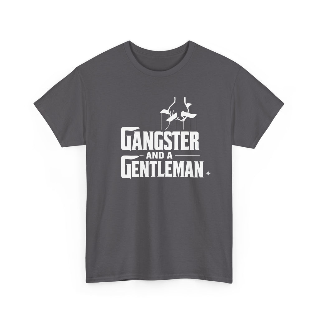 Gangster and a Gentleman Graphic Tee — Retro Mobster Style T‑Shirt