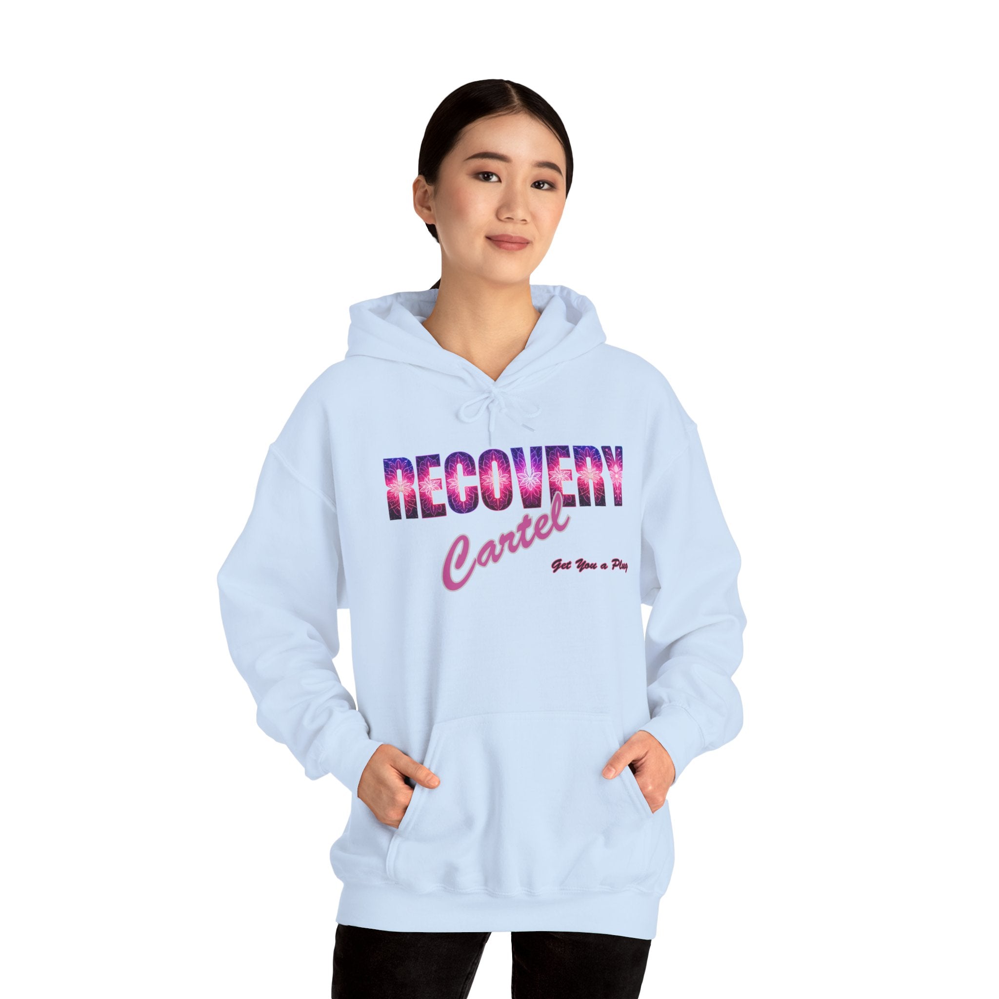 Recovery Cartel Hoodie — Retro Neon print