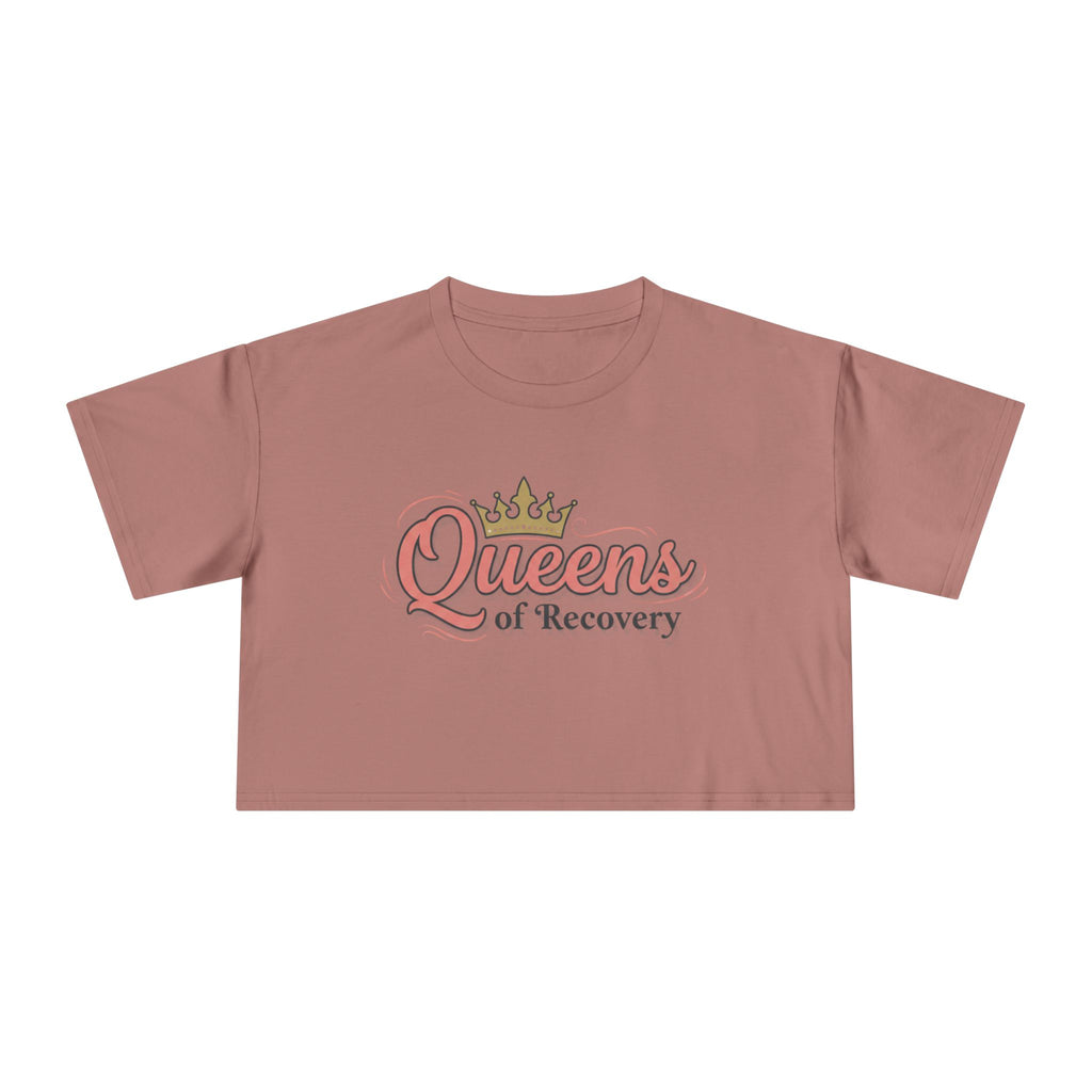 Queens of recovery crop tee by Recovery Cartel