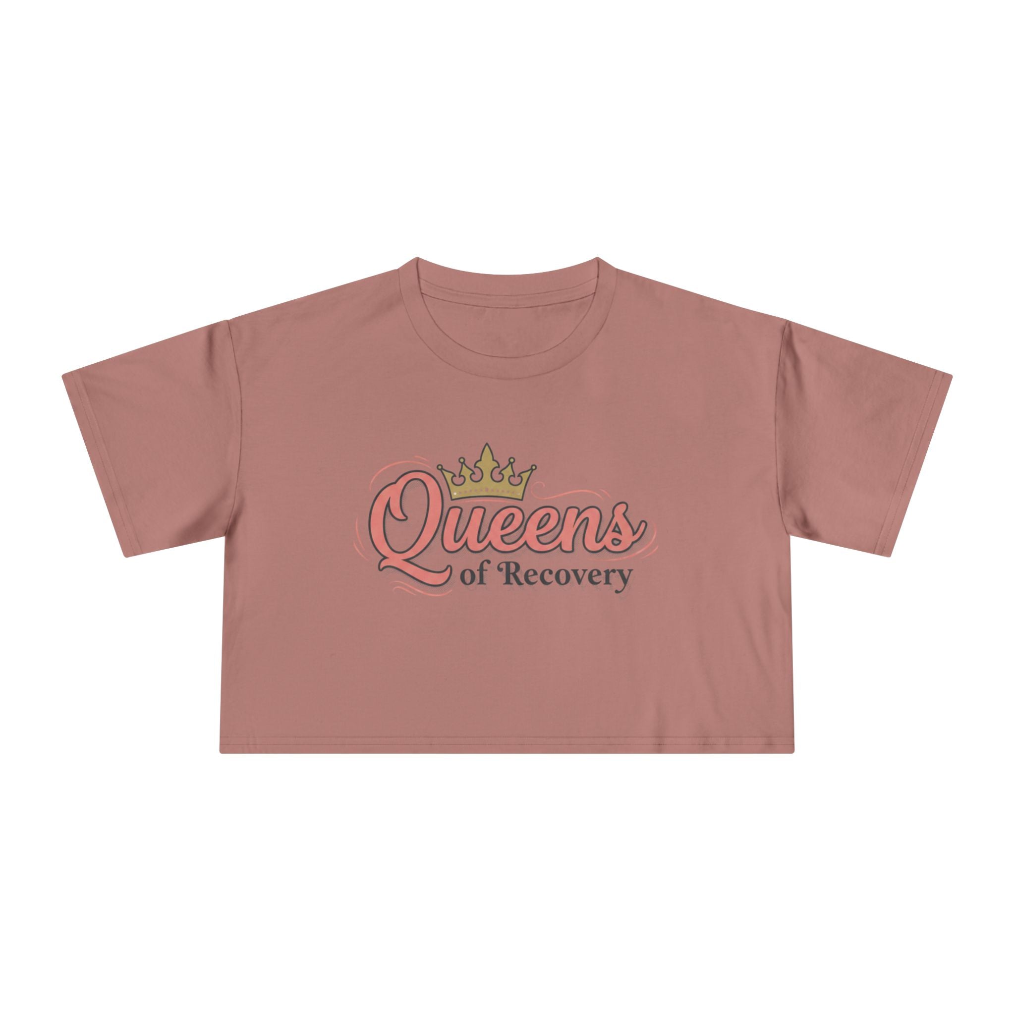 Queens of recovery crop tee by Recovery Cartel