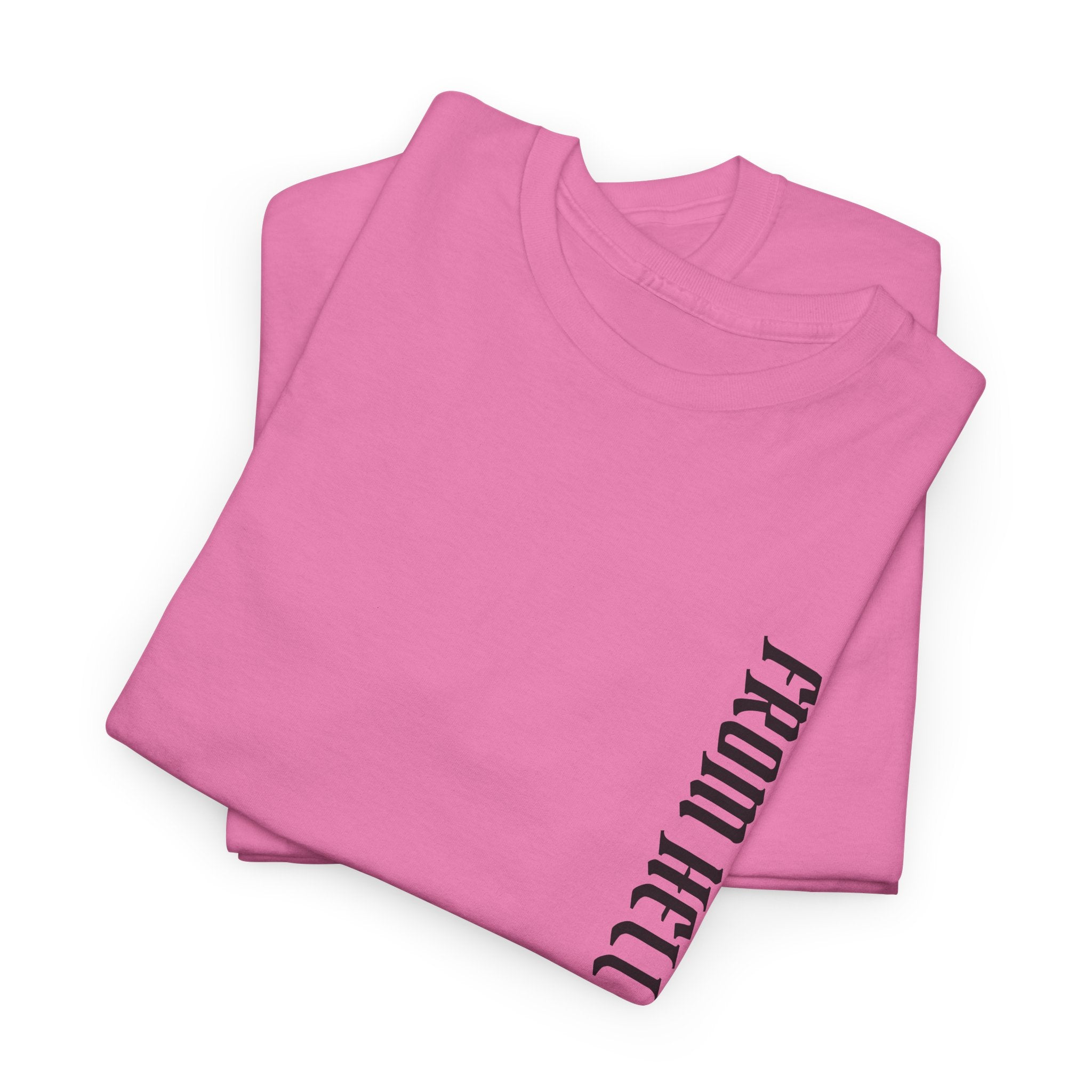 Recovery Cartel Signature Tee with "From Hell to Healing" on the front