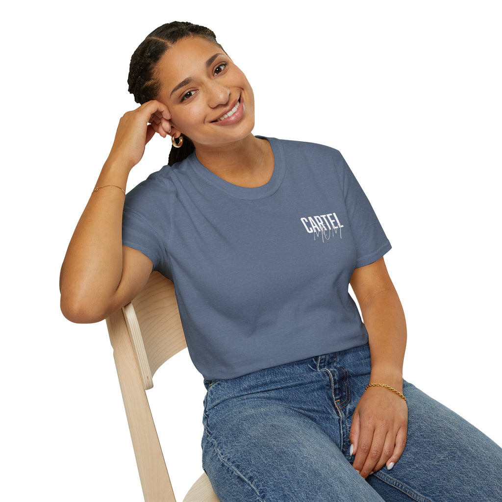 Cartel Mom Tee- I pray harder than your addiction hits