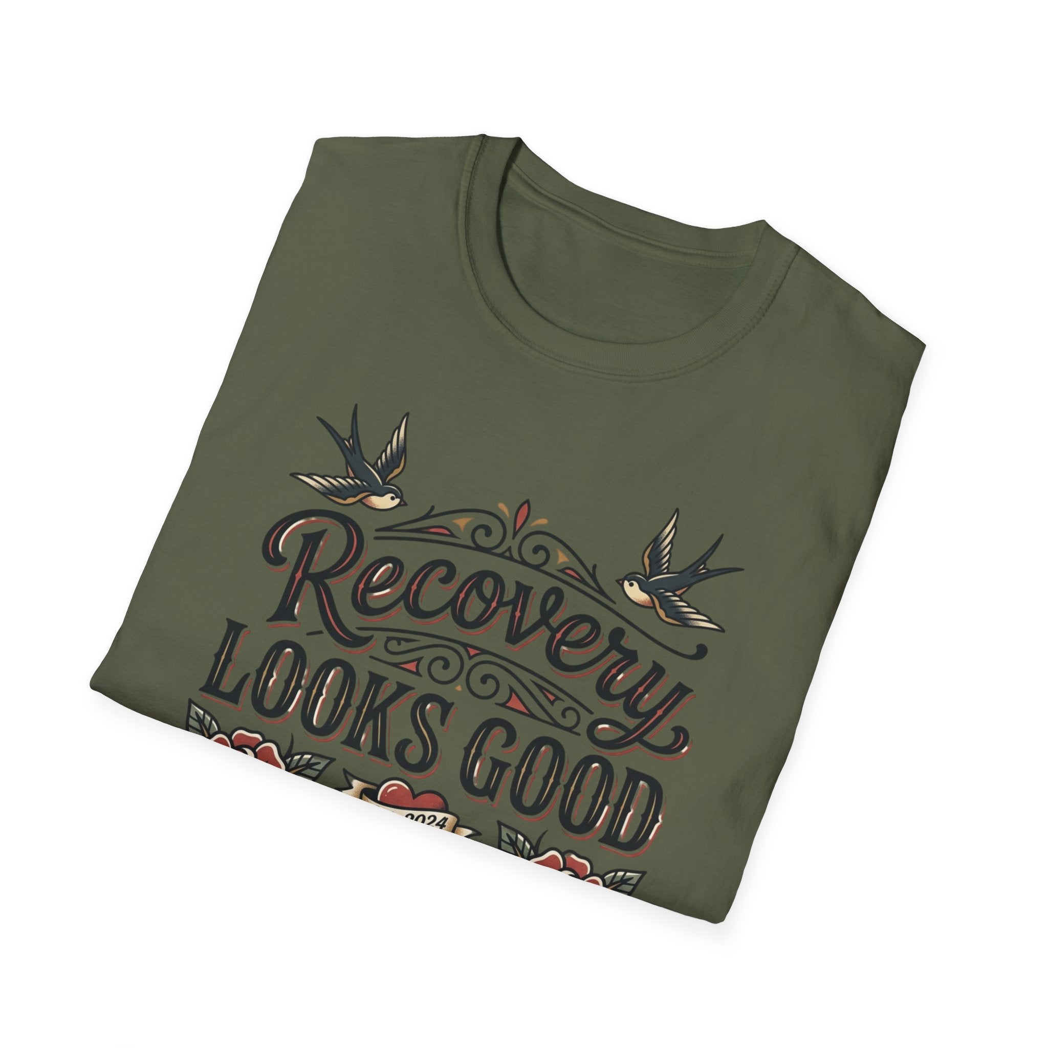 Recovery Looks Good T-Shirt — Inspirational Sobriety & Healing Tee