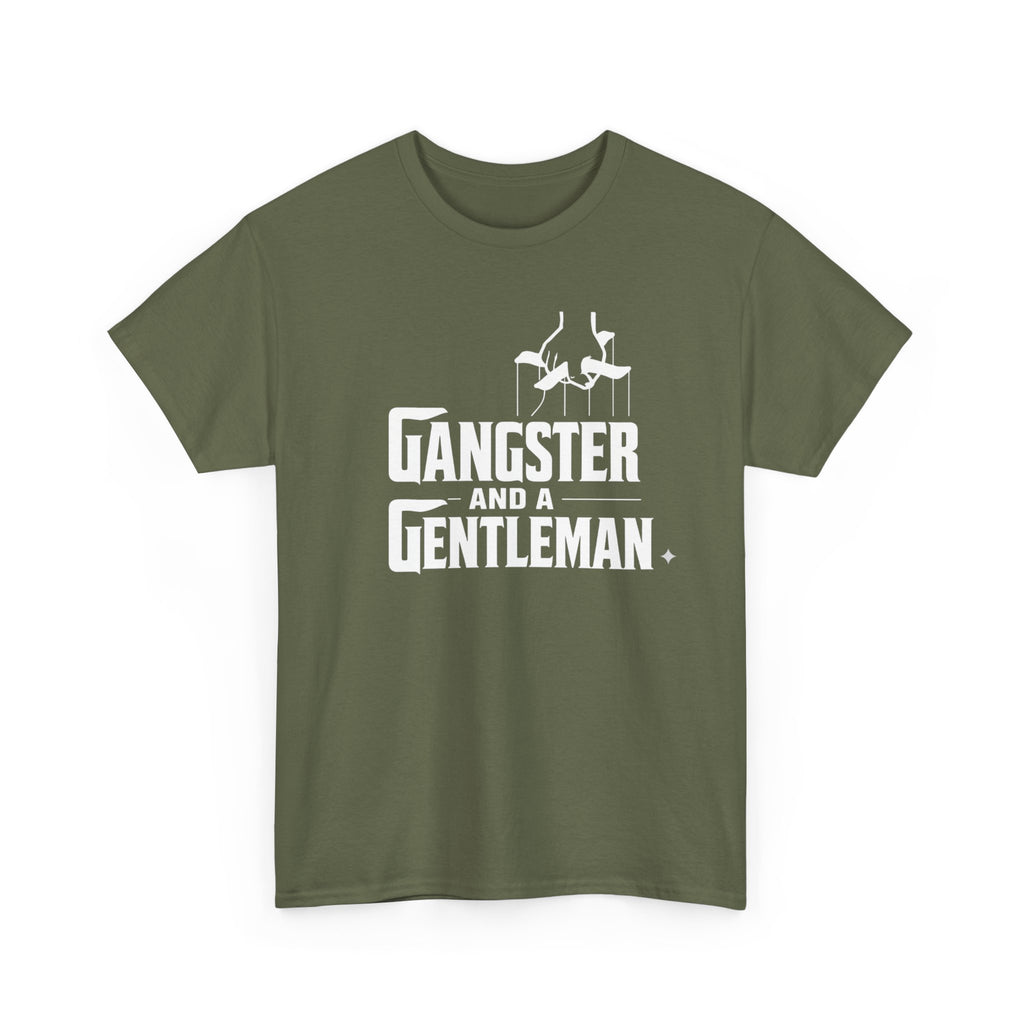 Gangster and a Gentleman Graphic Tee — Retro Mobster Style T‑Shirt