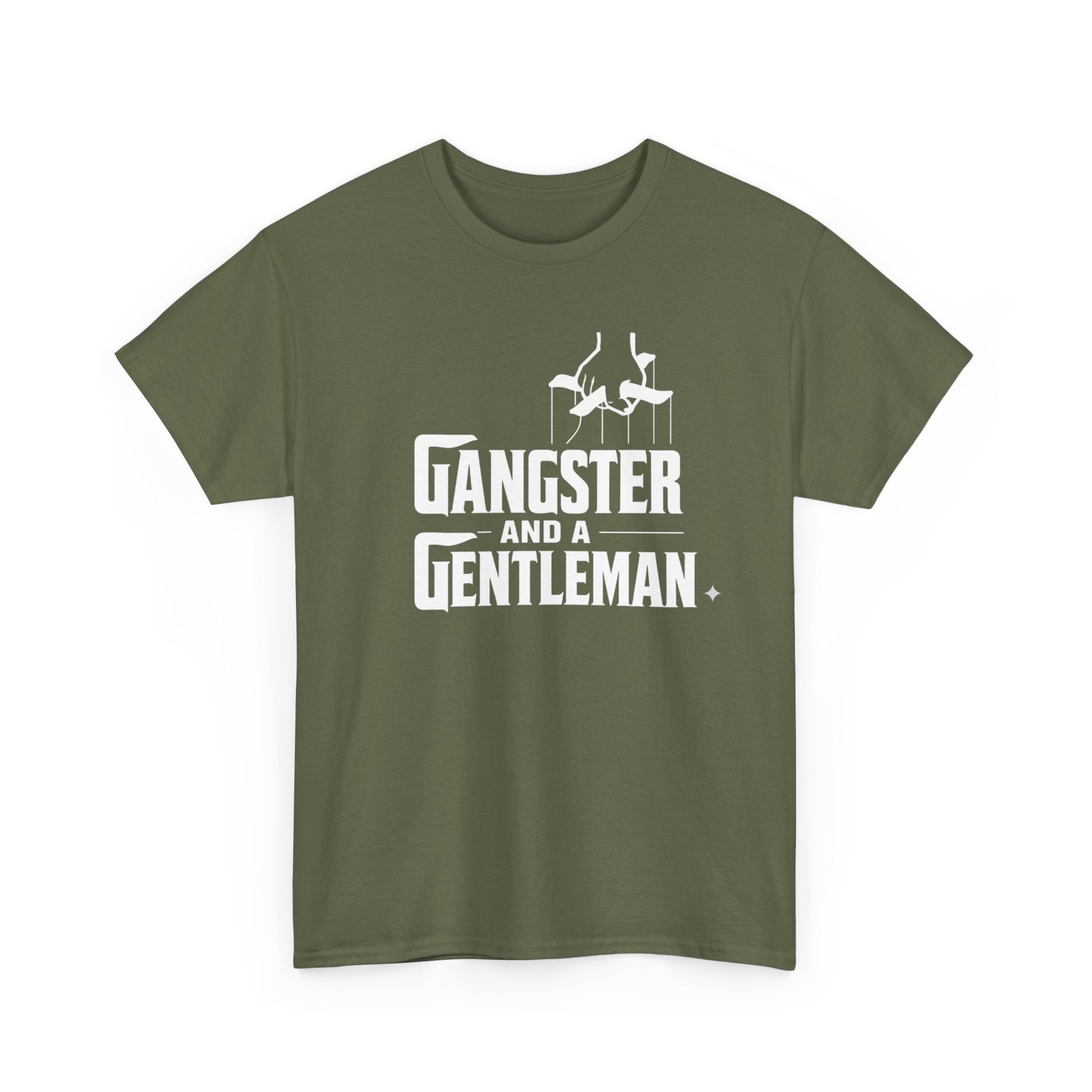Gangster and a Gentleman Graphic Tee — Retro Mobster Style T‑Shirt