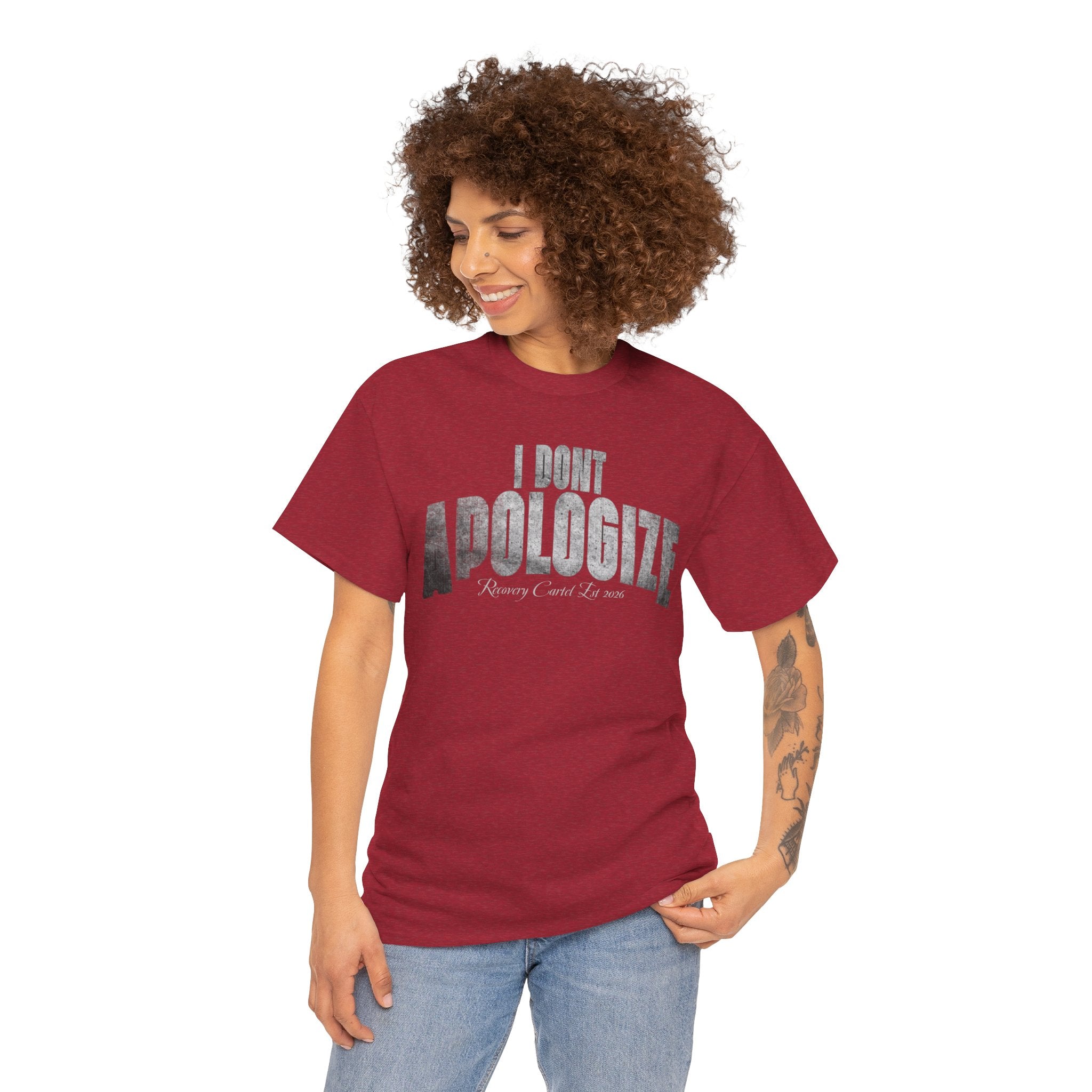 I Don’t Apologize Tee by Recovery Cartel