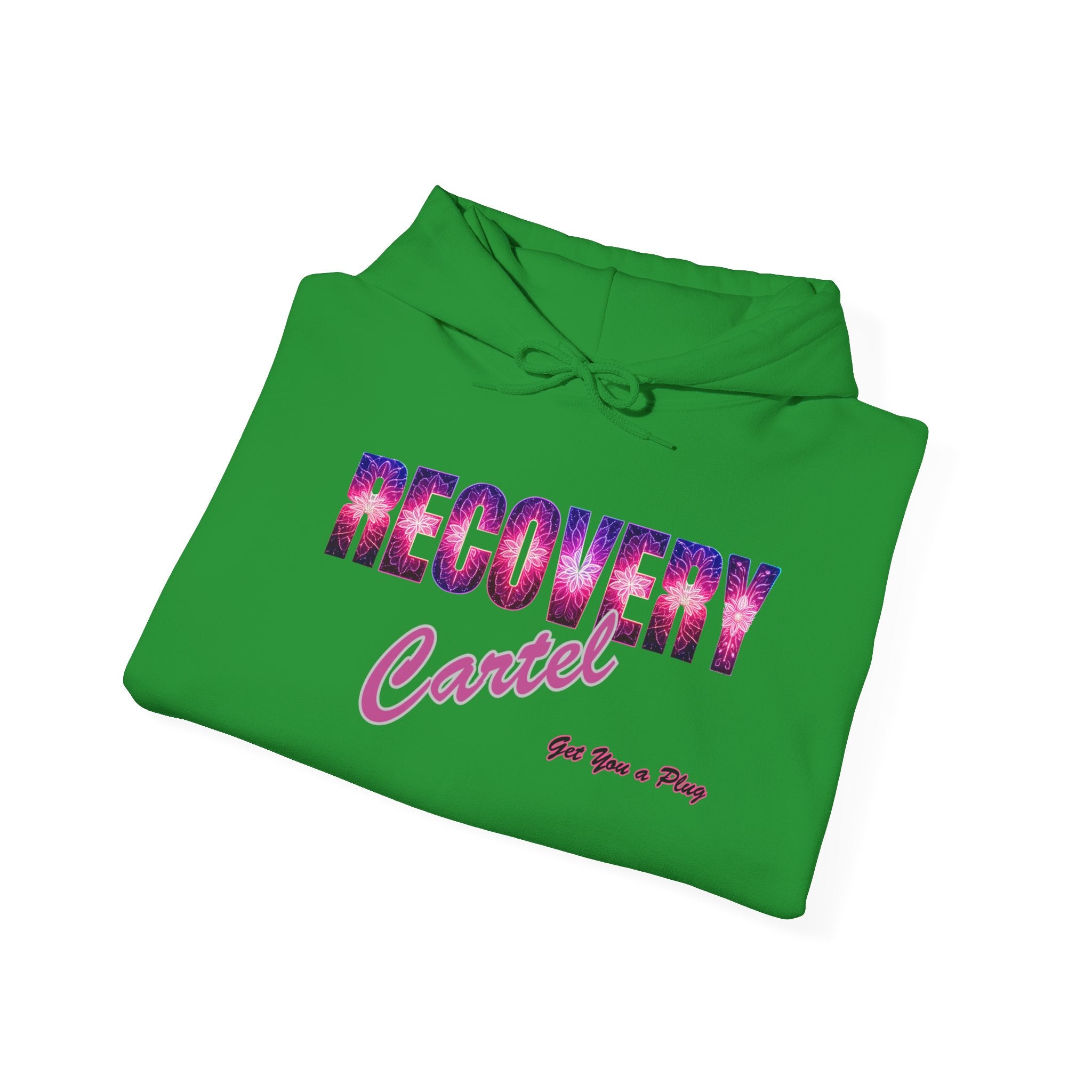 Recovery Cartel Hoodie — Retro Neon print