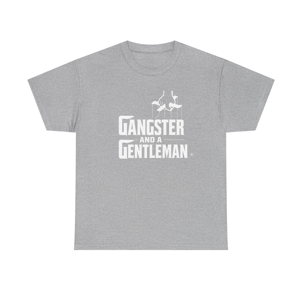 Gangster and a Gentleman Graphic Tee — Retro Mobster Style T‑Shirt