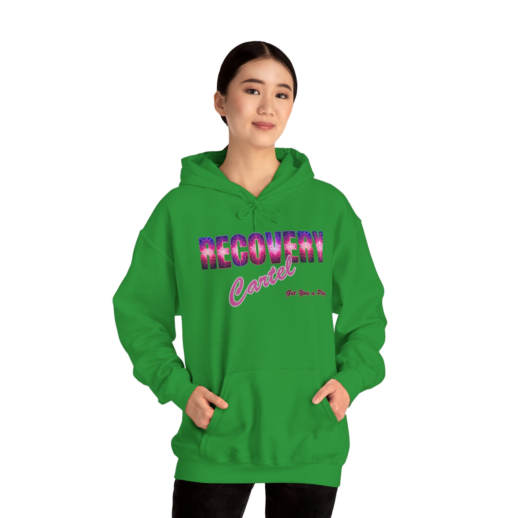 Recovery Cartel Hoodie — Retro Neon print