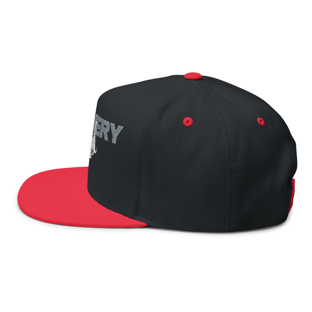 Recovery Cartel Embroidered Flat Bill Cap — Bold Sobriety Snapback for Recovery Support