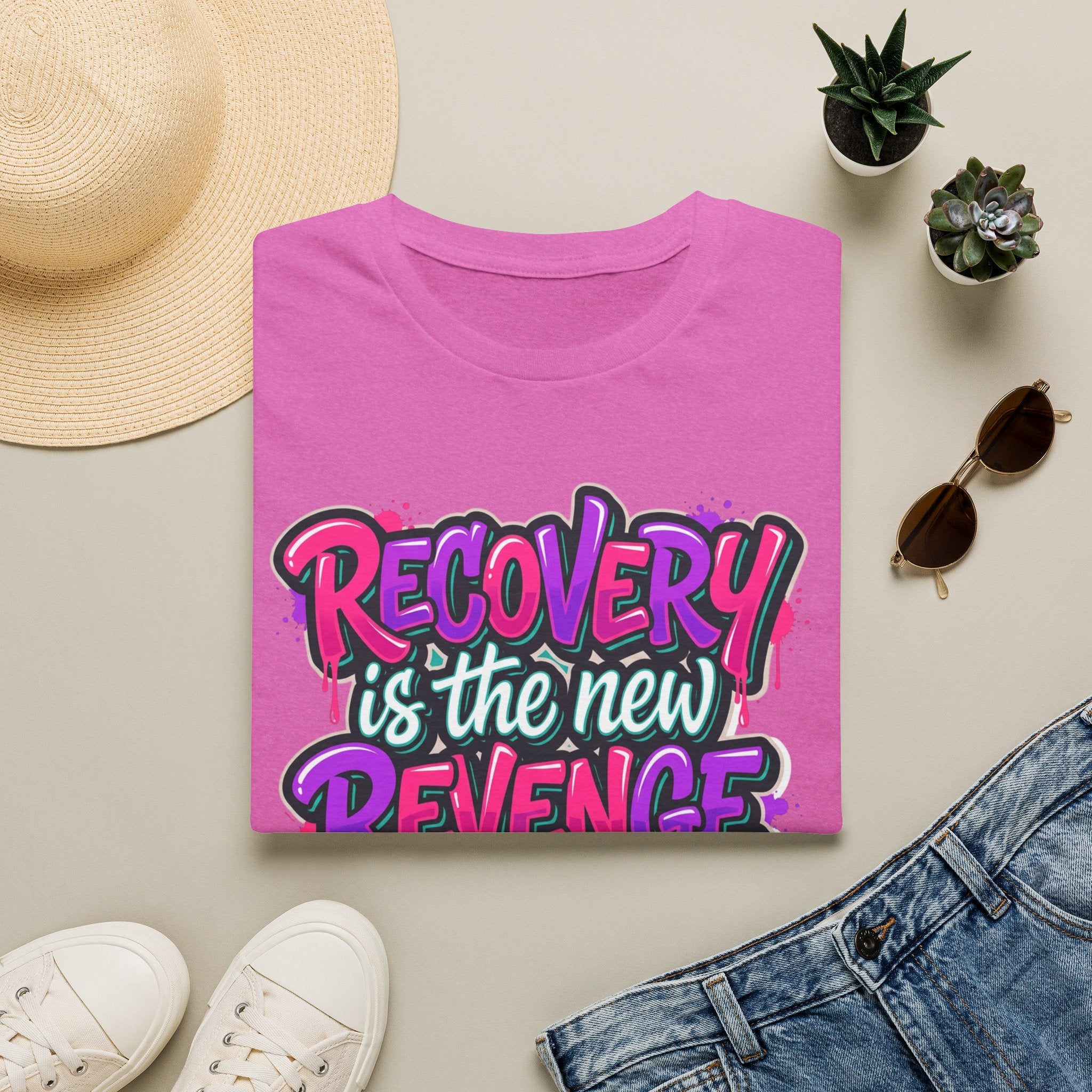 Recovery Is the New Revenge Tee by Recovery Cartel