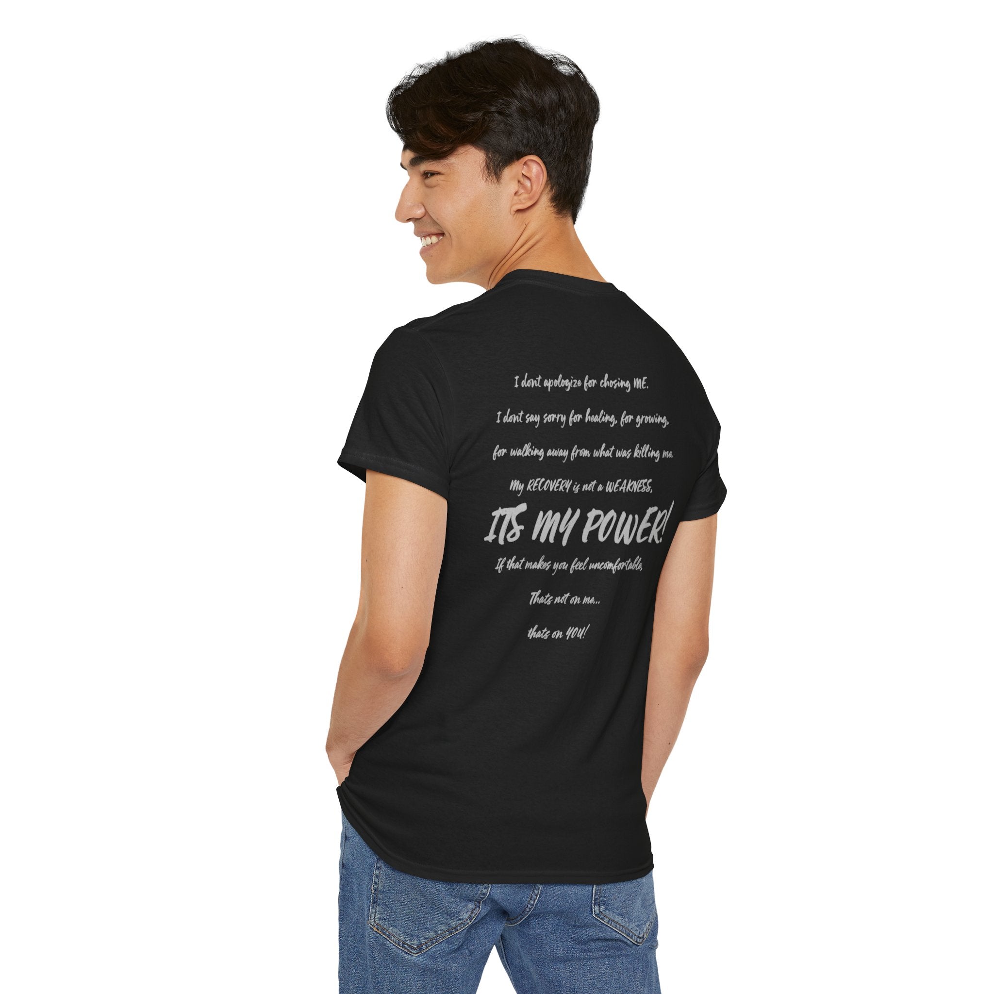 I Don’t Apologize Tee by Recovery Cartel