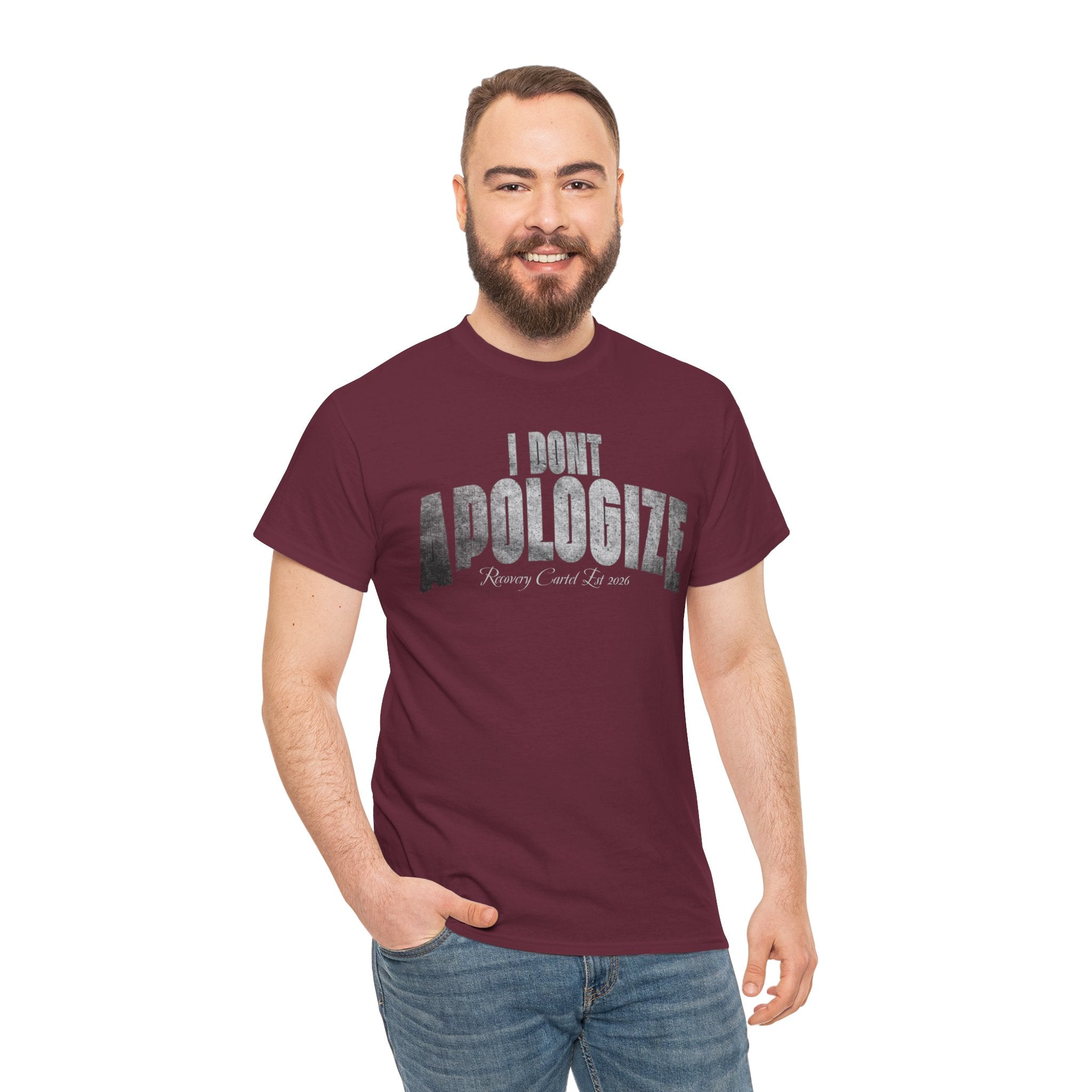 I Don’t Apologize Tee by Recovery Cartel