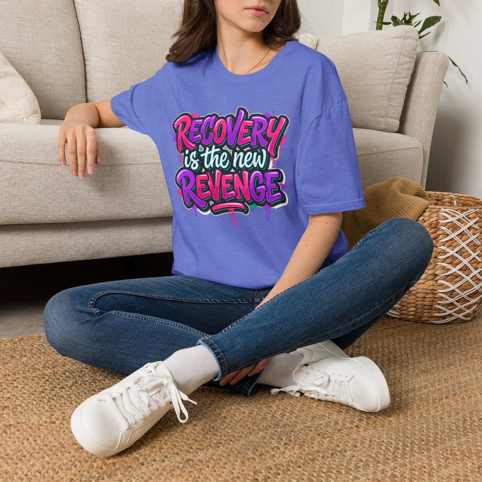 Recovery Is the New Revenge Tee by Recovery Cartel