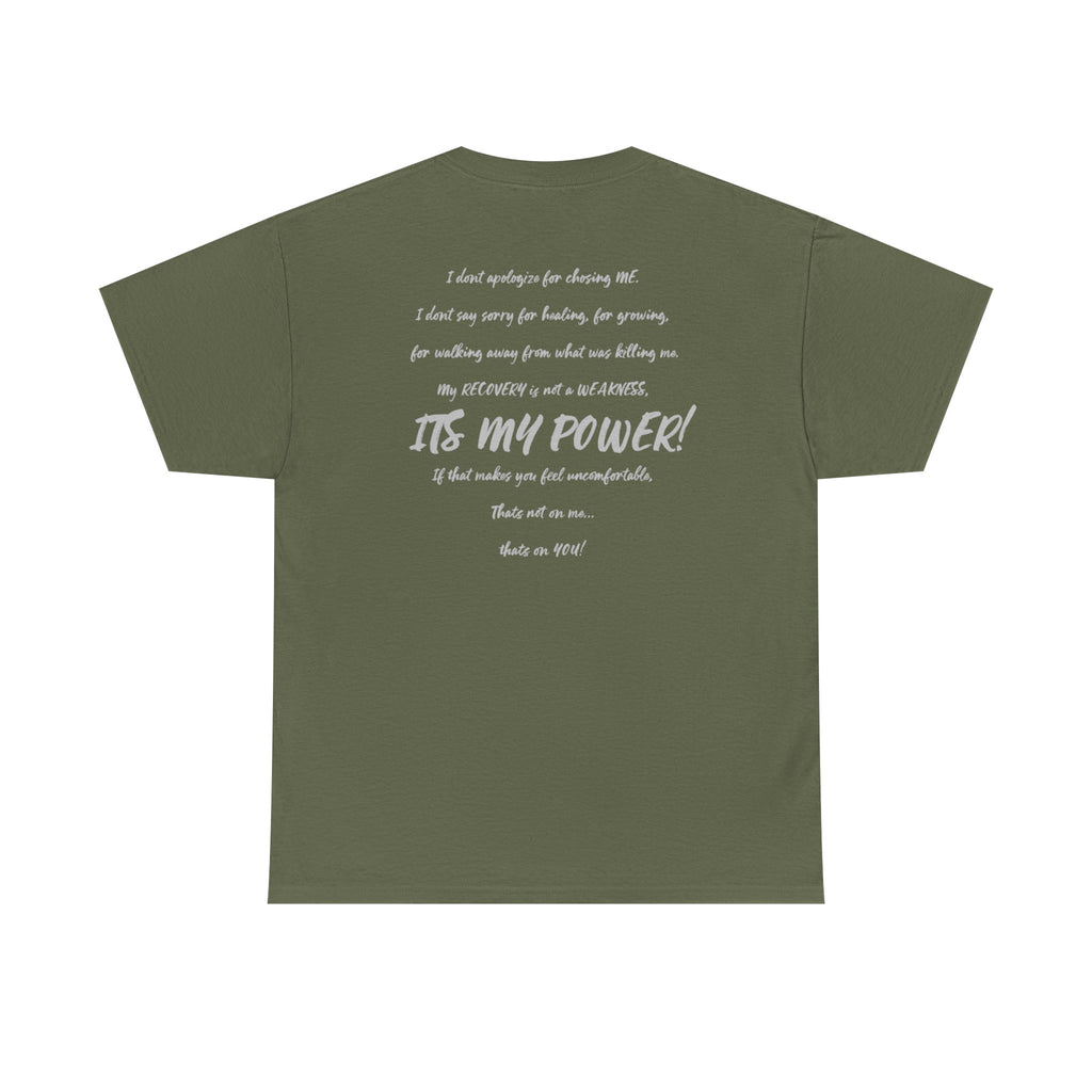 I Don’t Apologize Tee by Recovery Cartel