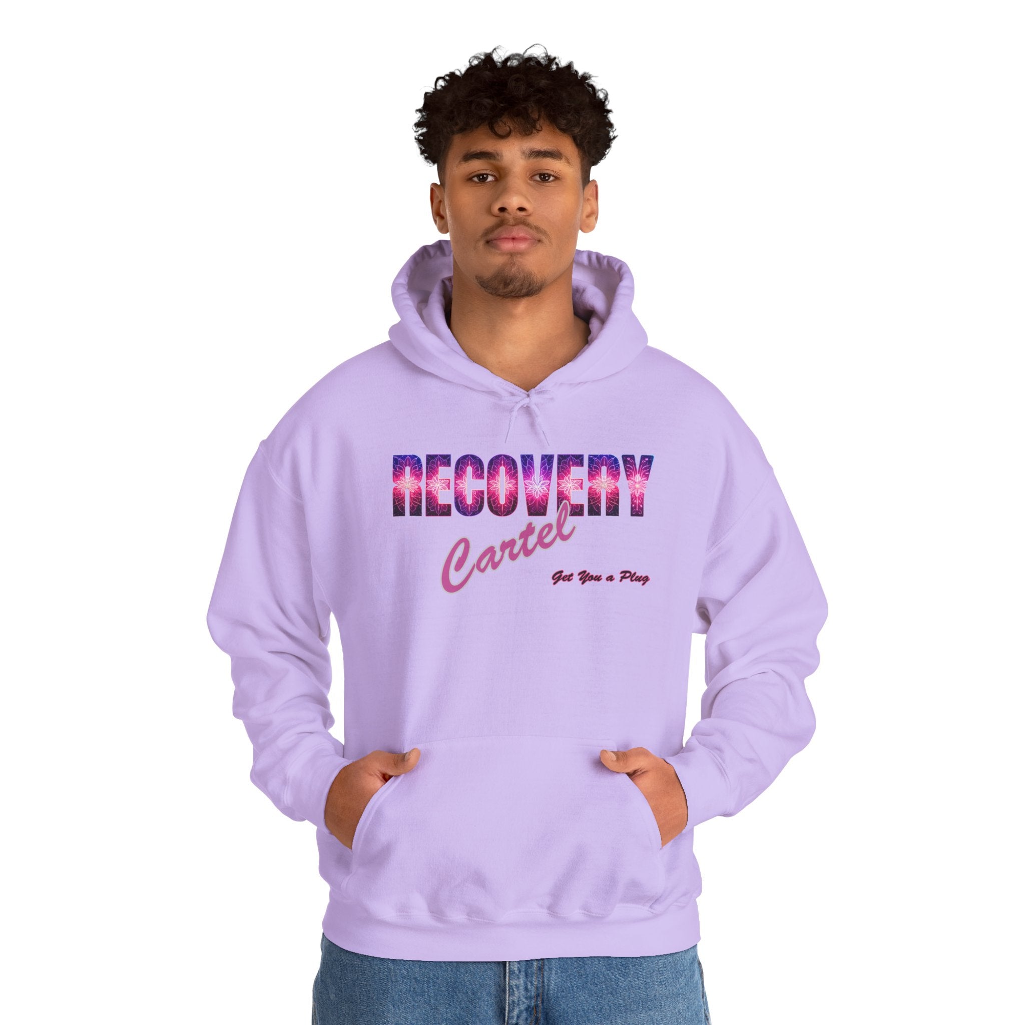 Recovery Cartel Hoodie — Retro Neon print