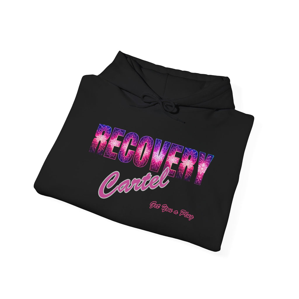 Recovery Cartel Hoodie — Retro Neon print