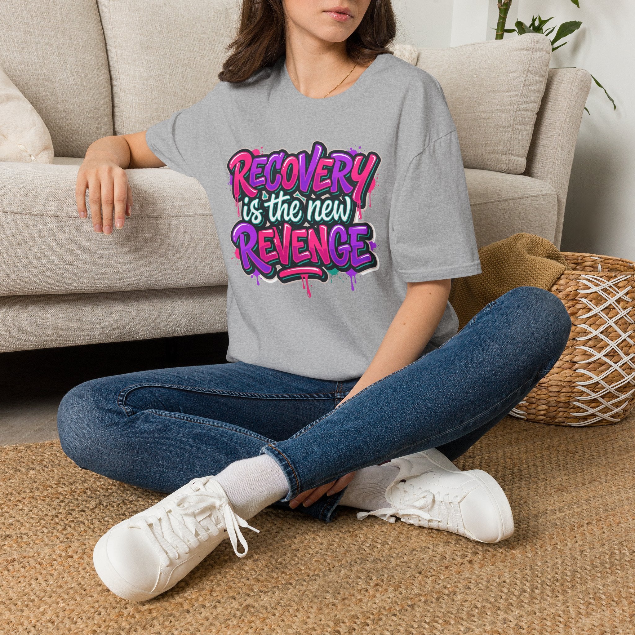 Recovery Is the New Revenge Tee by Recovery Cartel