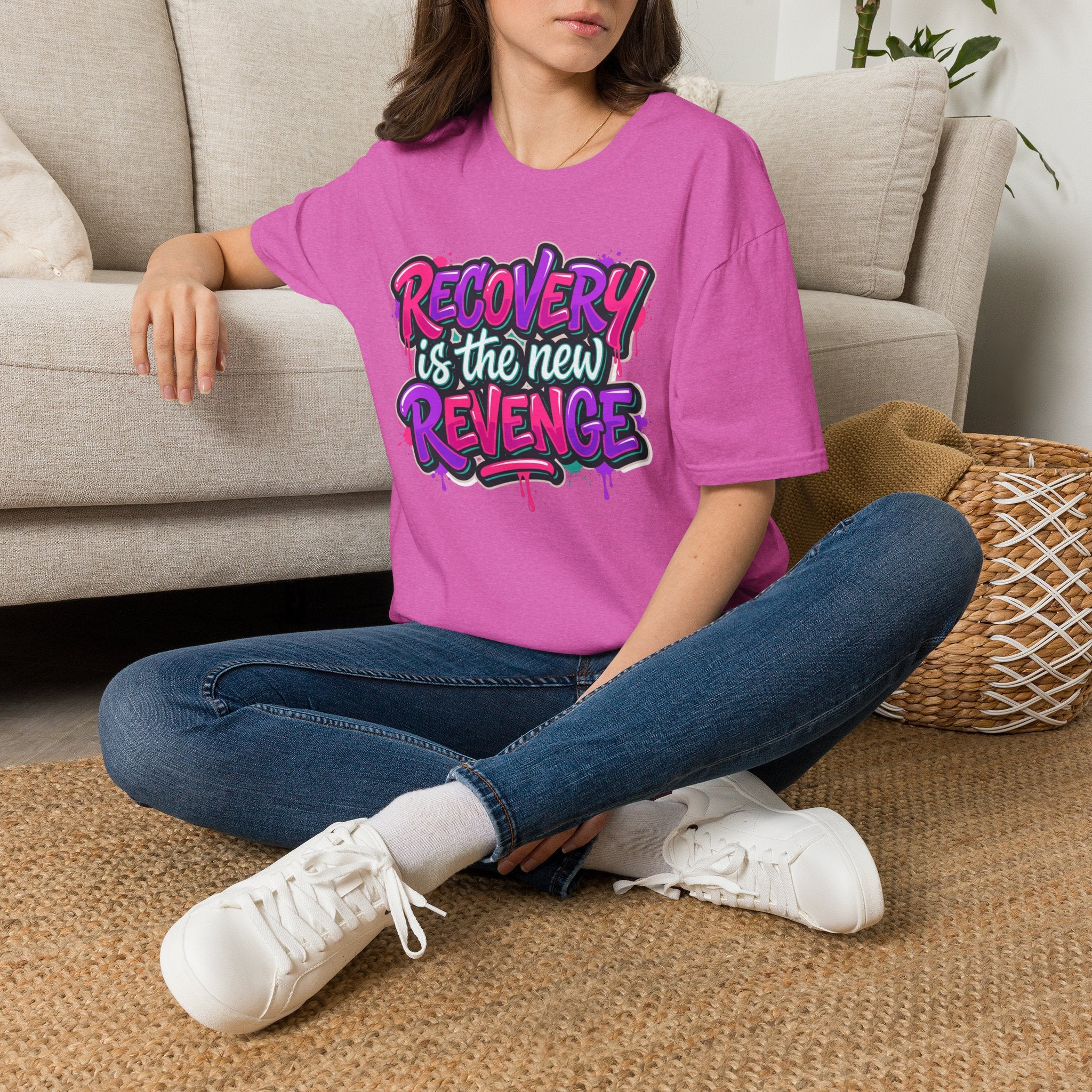 Recovery Is the New Revenge Tee by Recovery Cartel