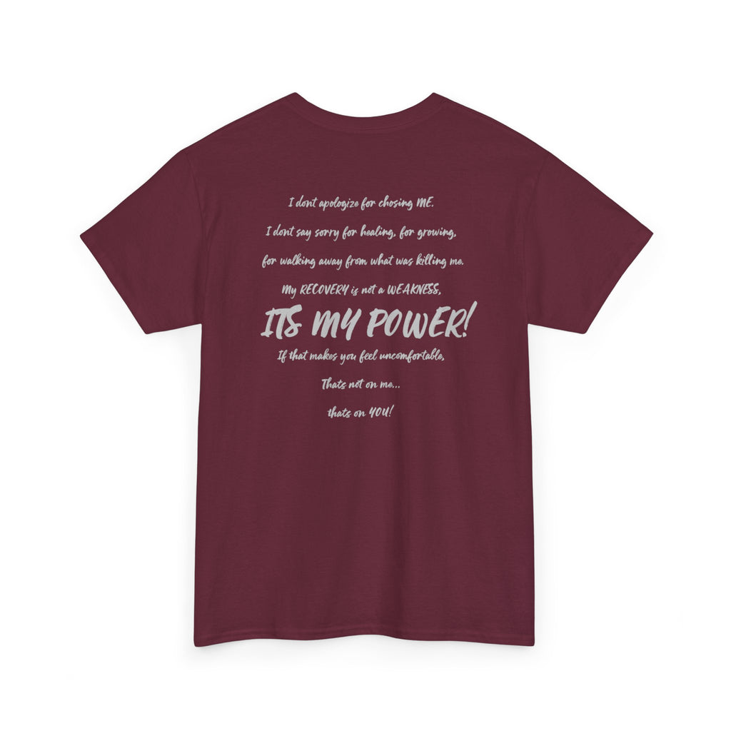 I Don’t Apologize Tee by Recovery Cartel