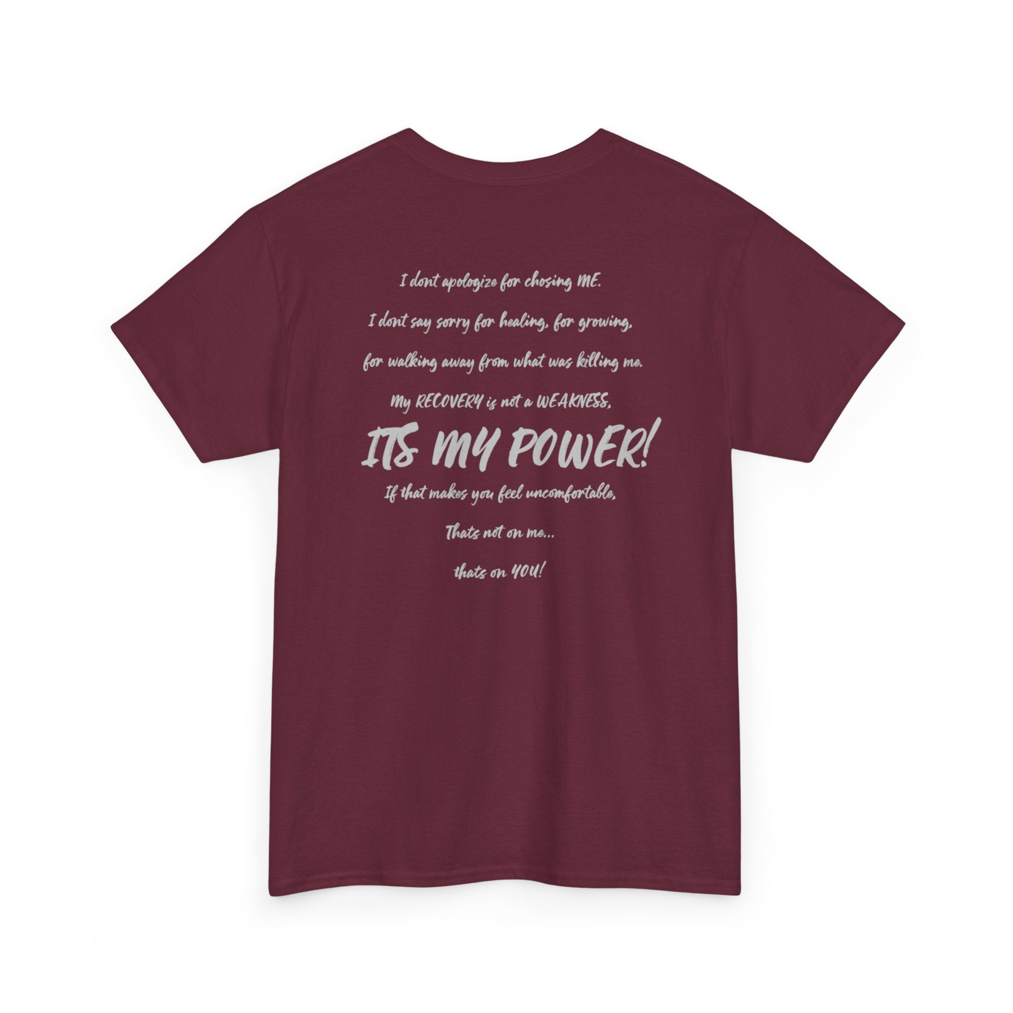 I Don’t Apologize Tee by Recovery Cartel